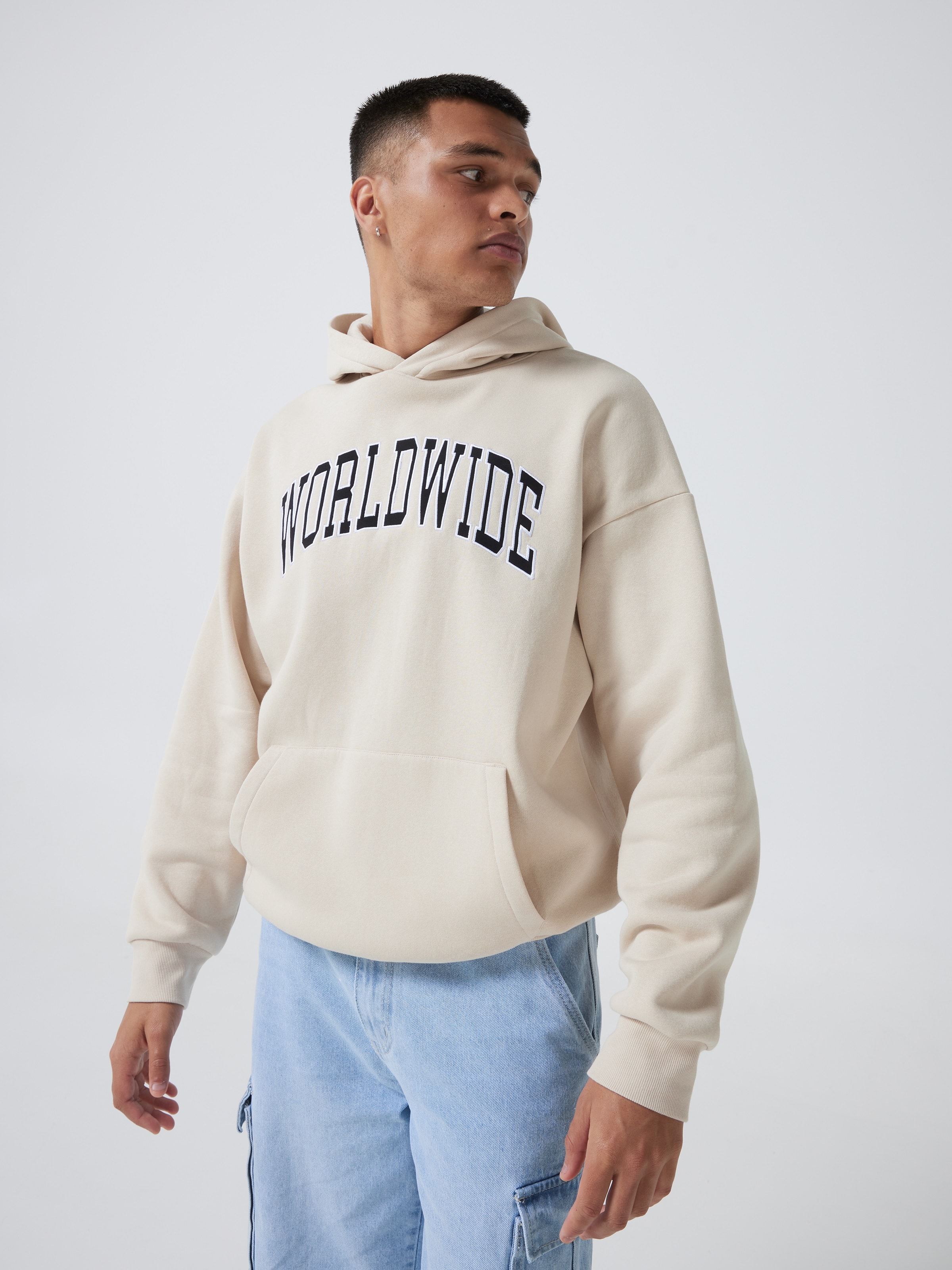 Embroidered Worldwide Hoodie