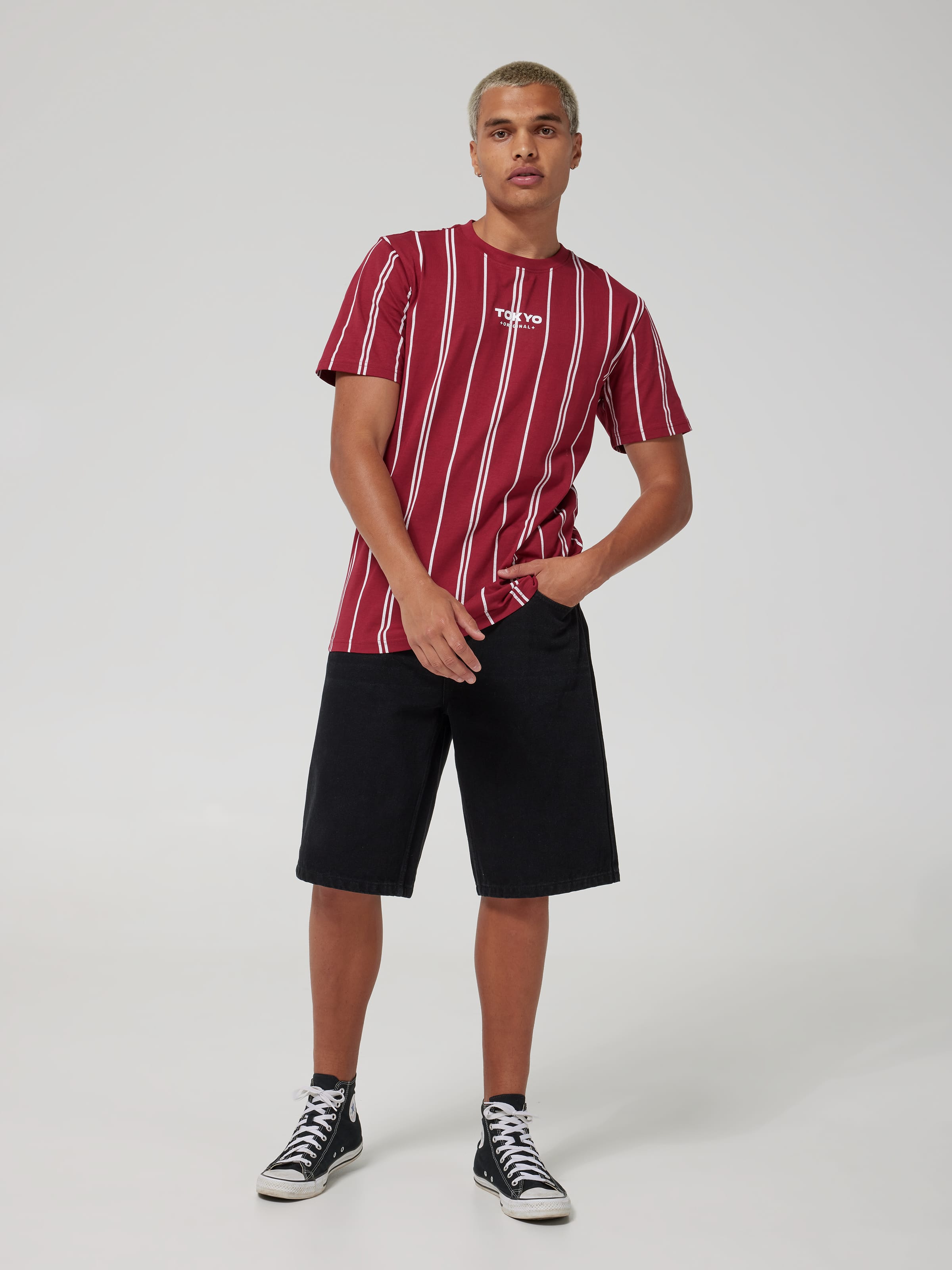 V-Stripe Tokyo Short Sleeve Tee