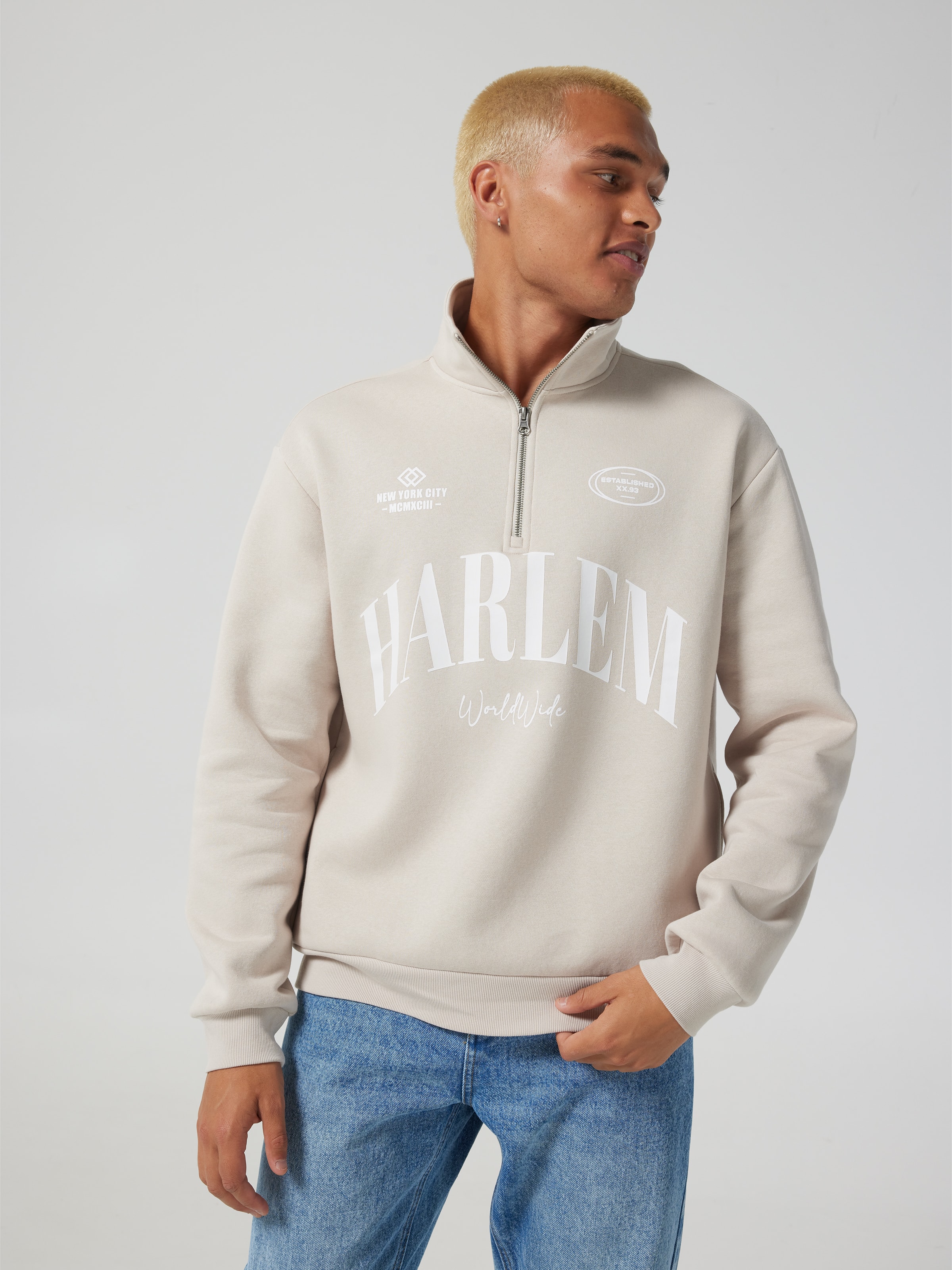 Harlem 1/4 Zip Sweat