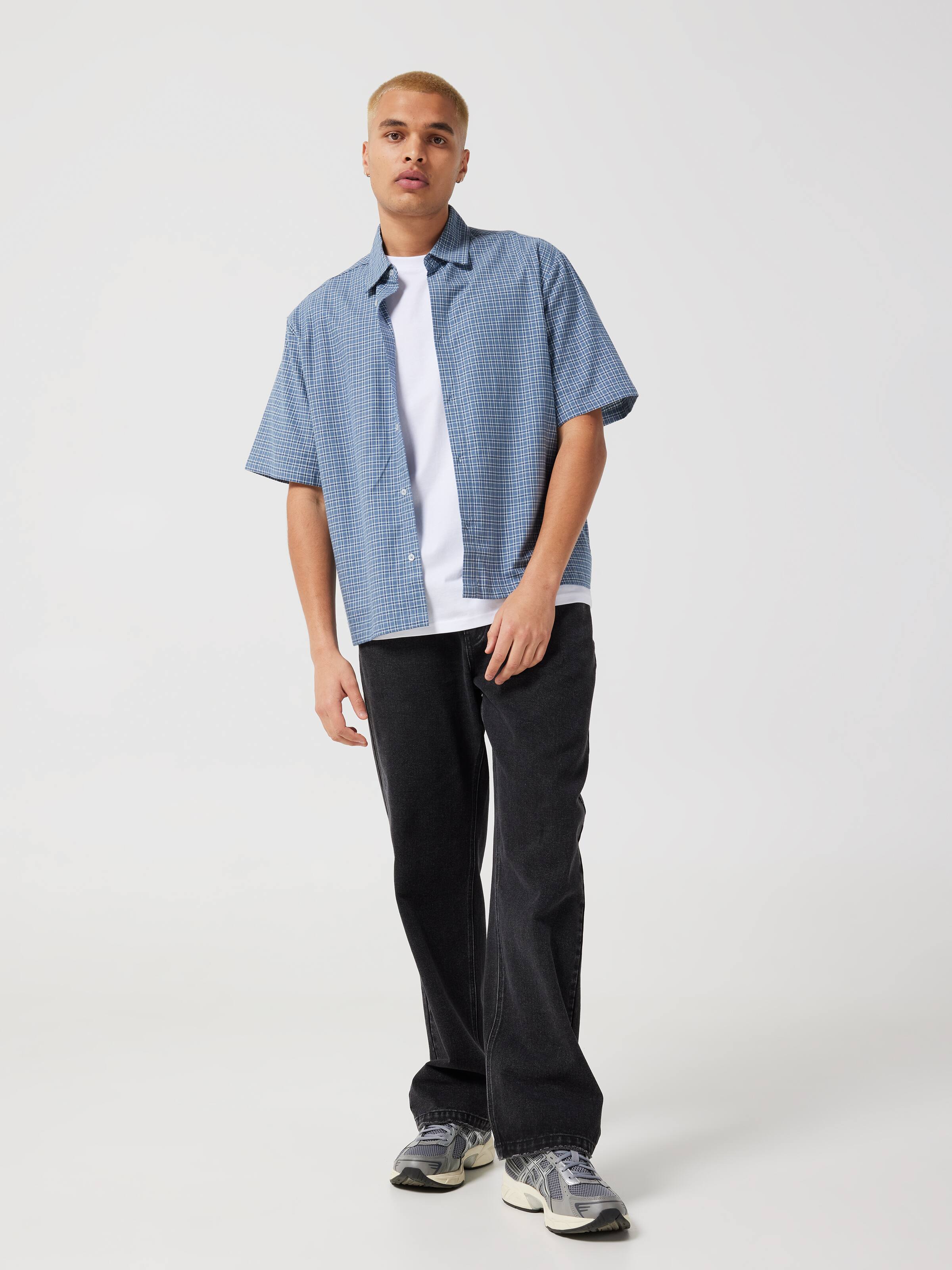 Checkered Skate Short Sleeve Shirt