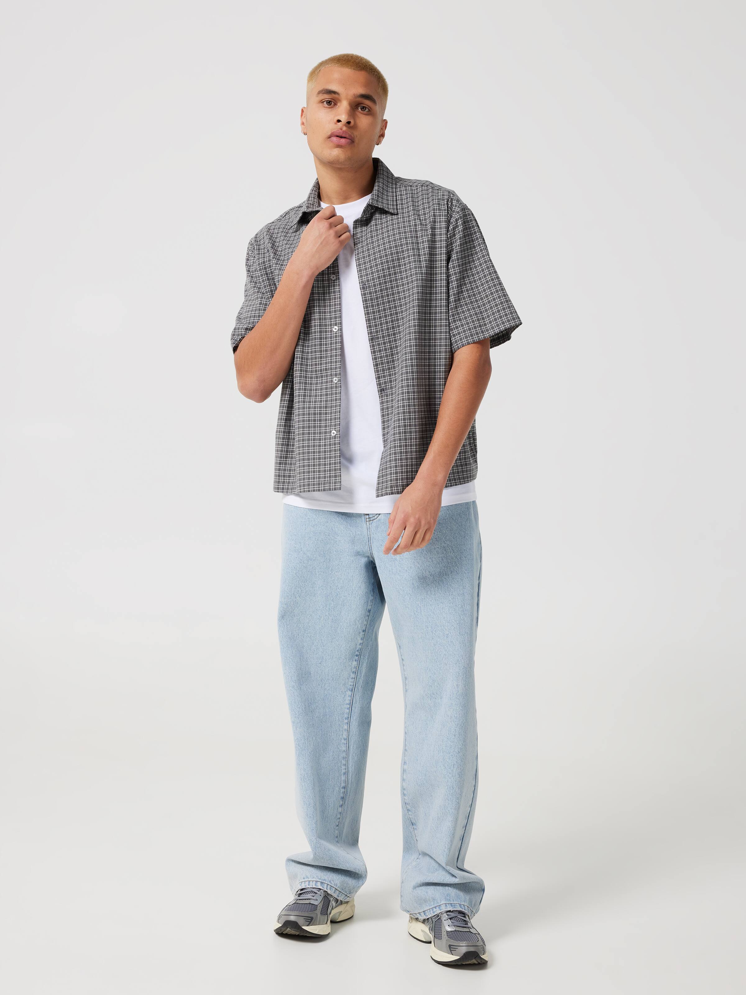 Checkered Skate Short Sleeve Shirt