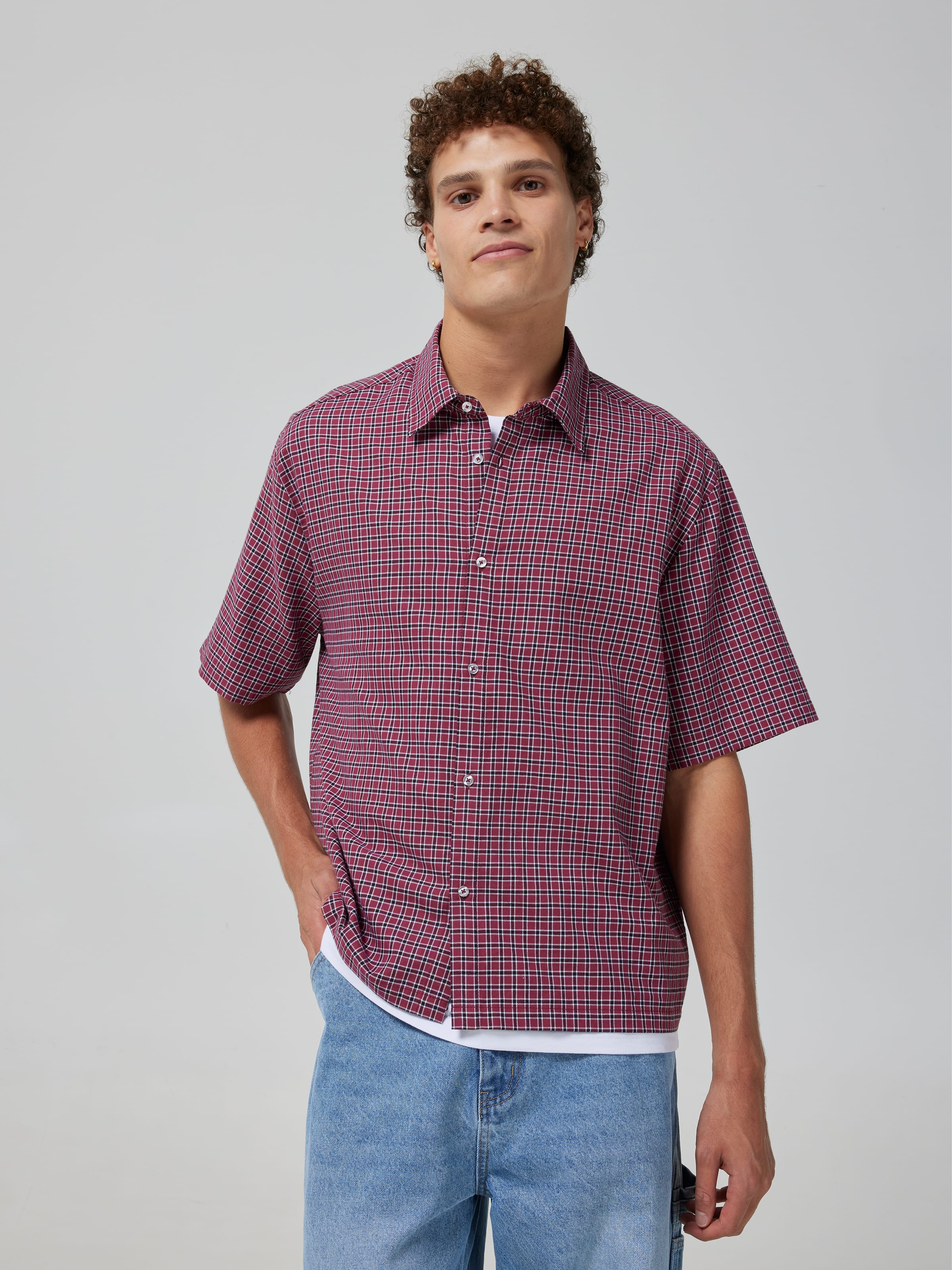 Checkered Skate Short Sleeve Shirt