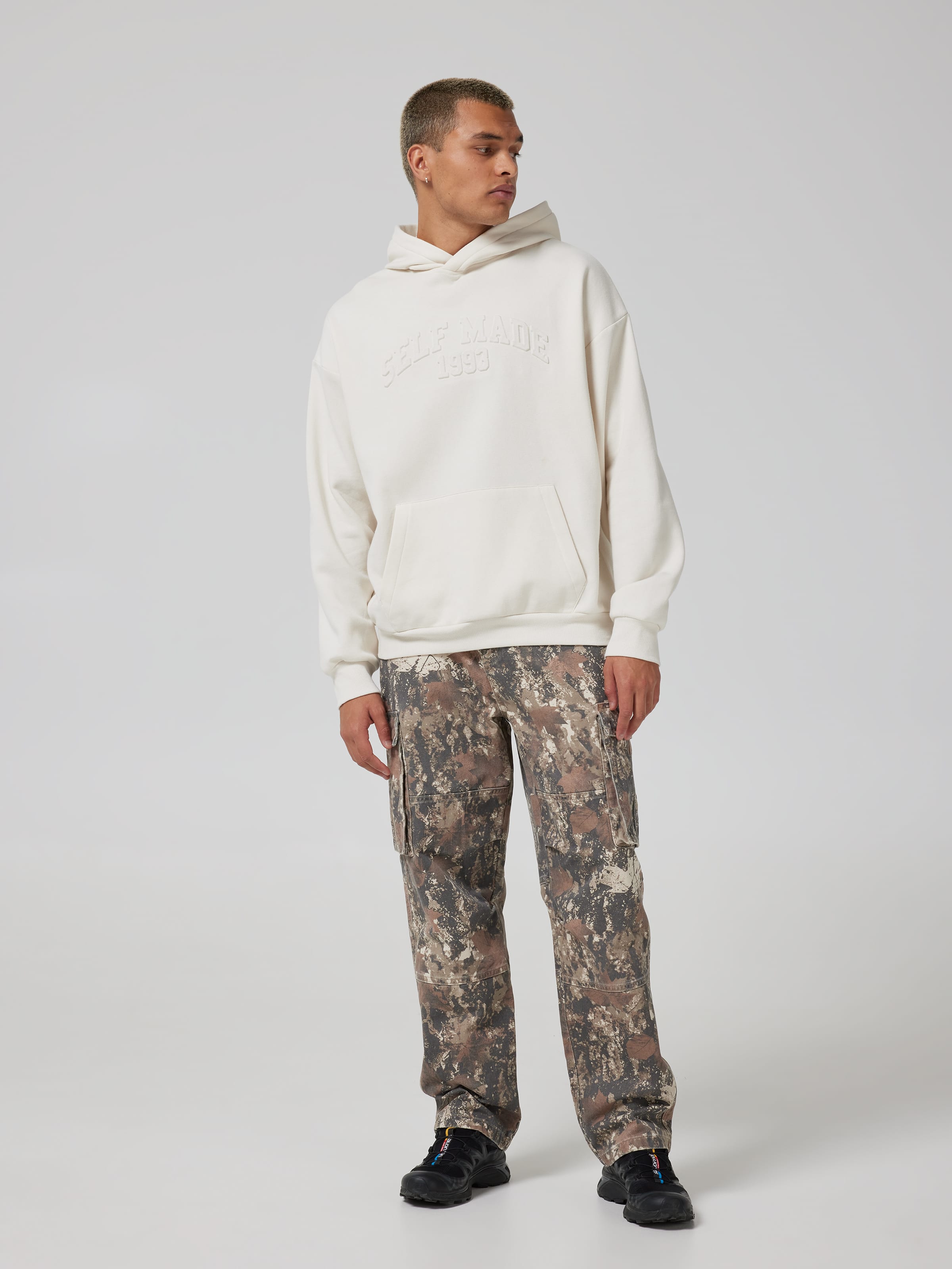 Embossed Selfmade Hoodie