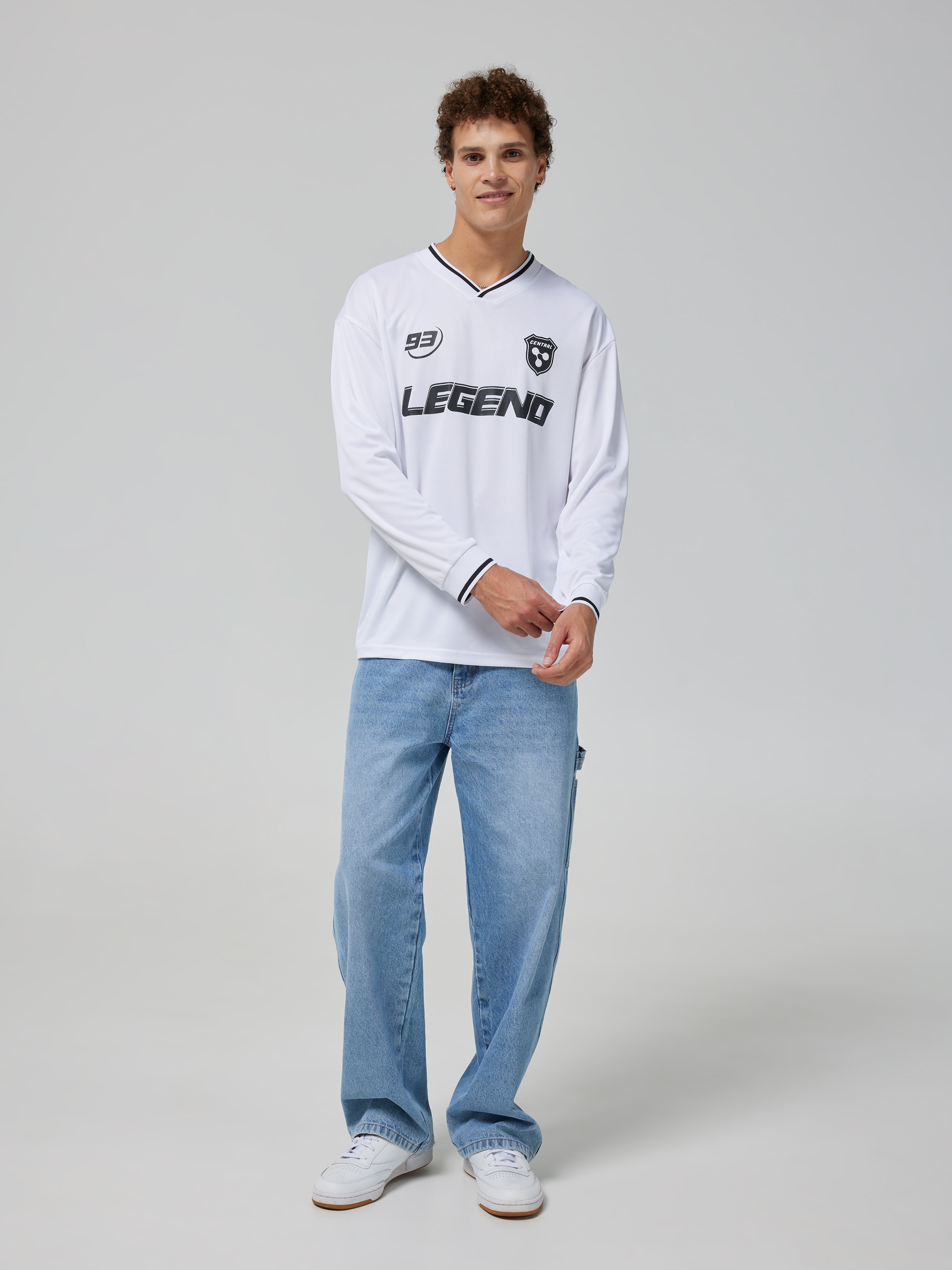 White Legend Long Sleeve Jersey