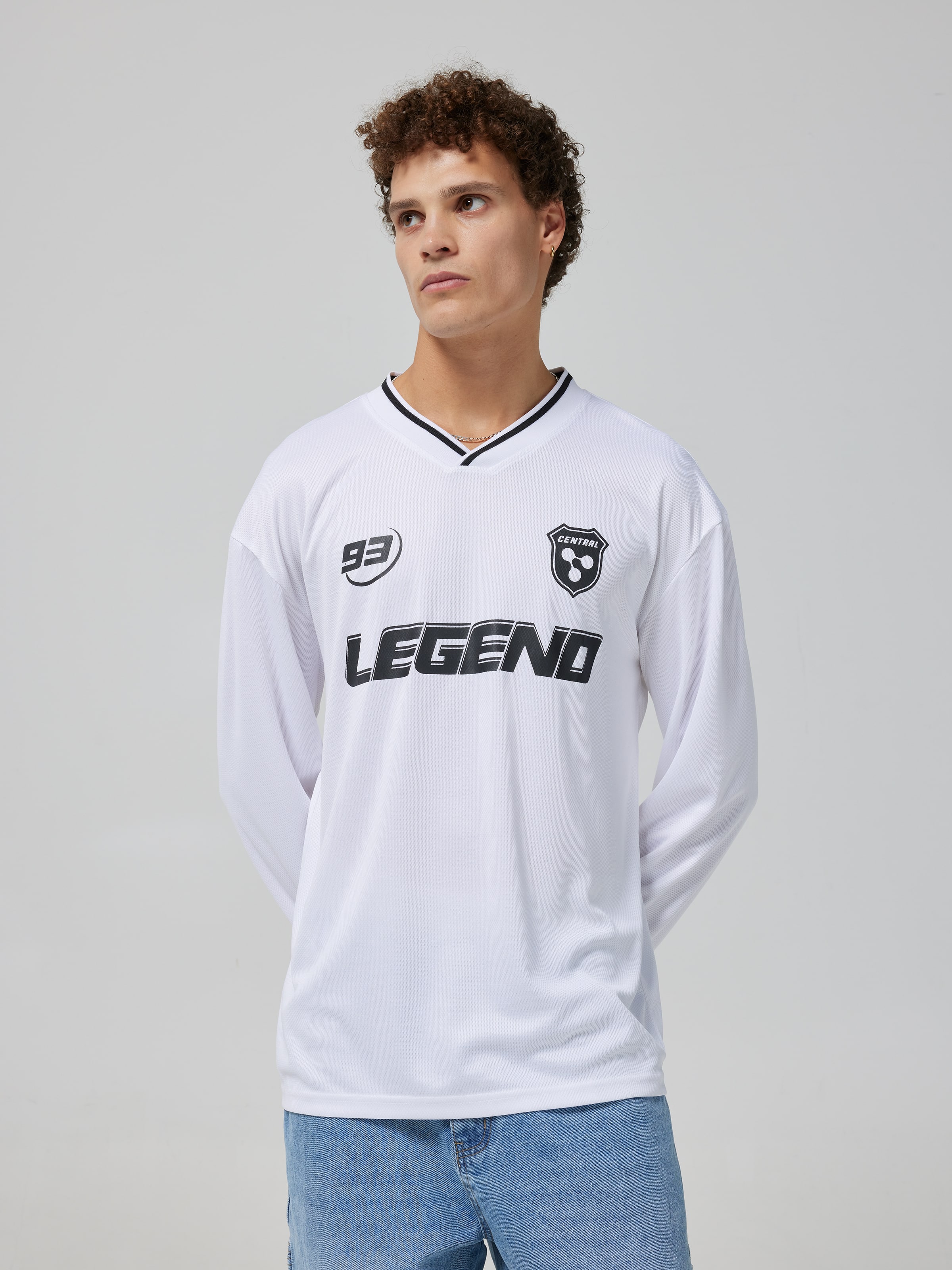 White Legend Long Sleeve Jersey