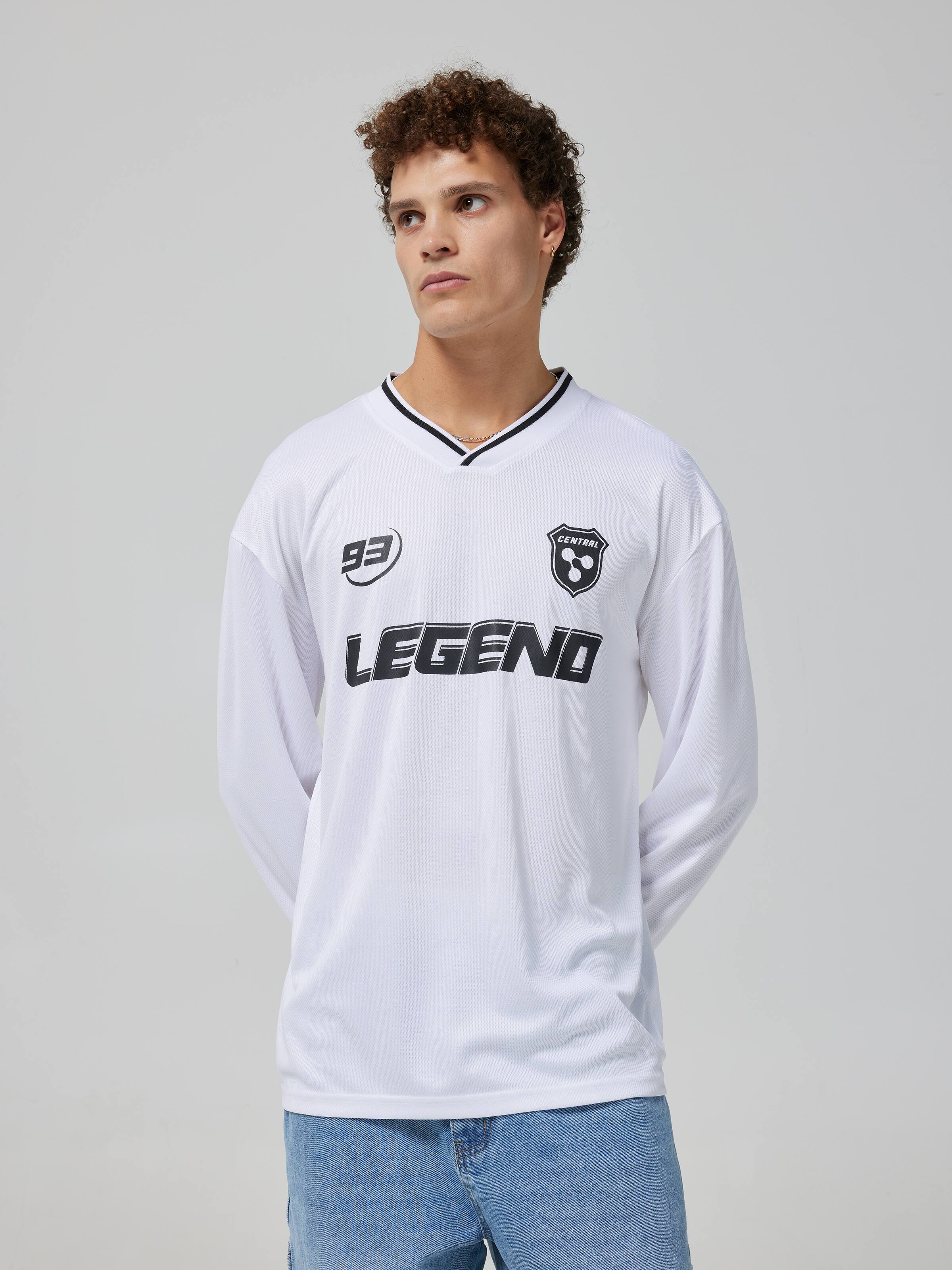 White Legend Long Sleeve Jersey
