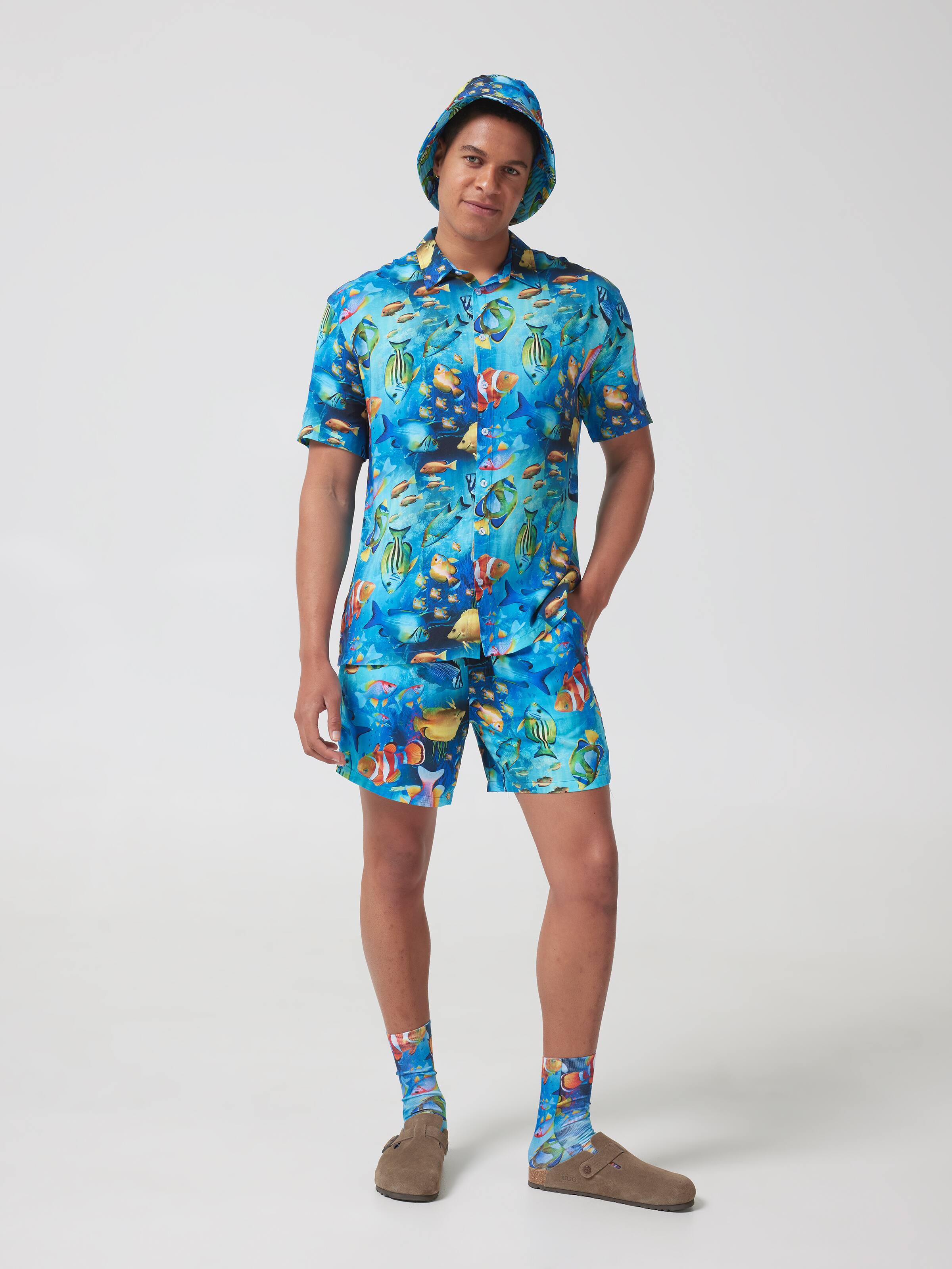 Fish Resort Short Sleeve Shirt