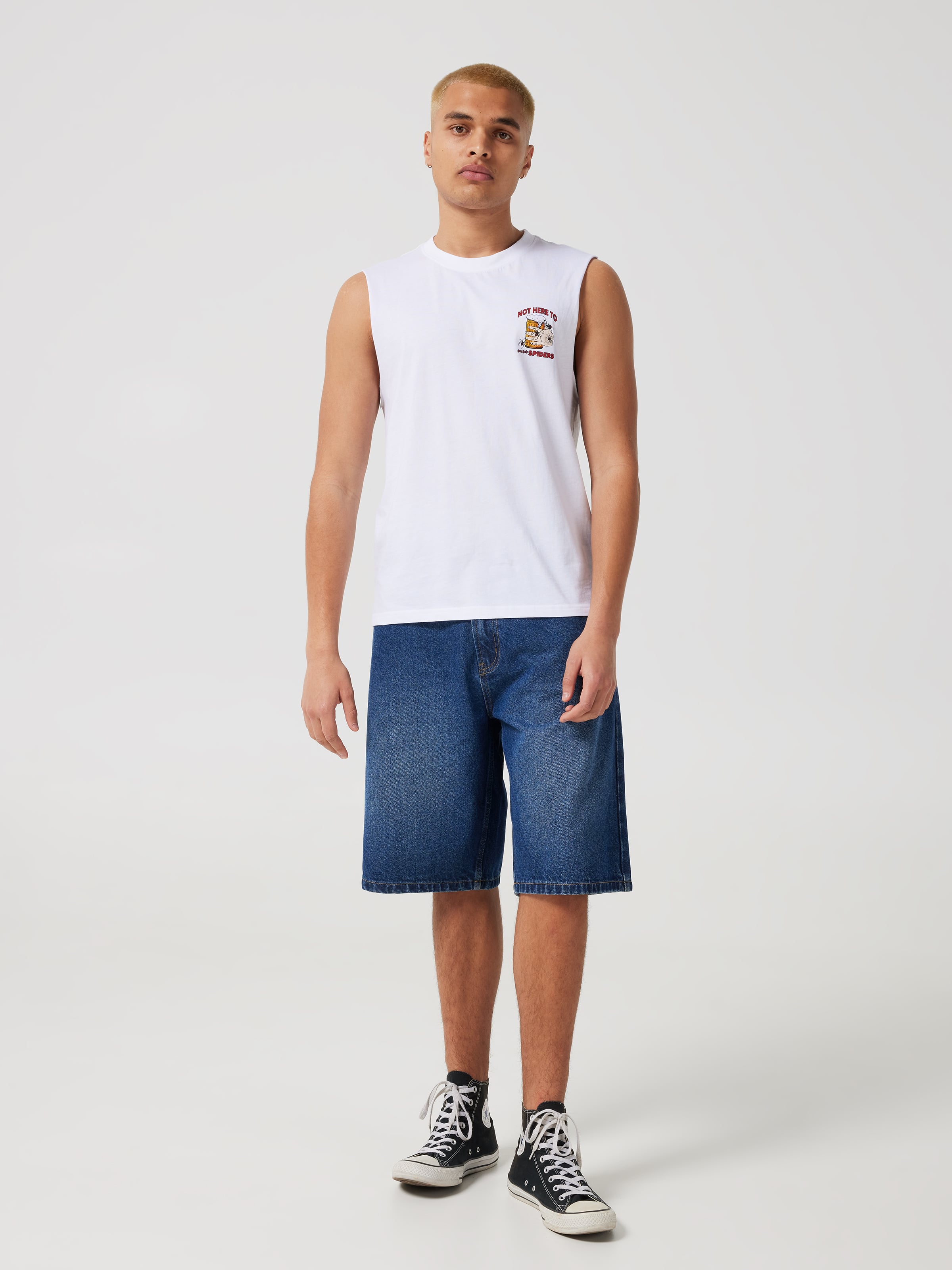 Novelty Chug Spiders Muscle Tee