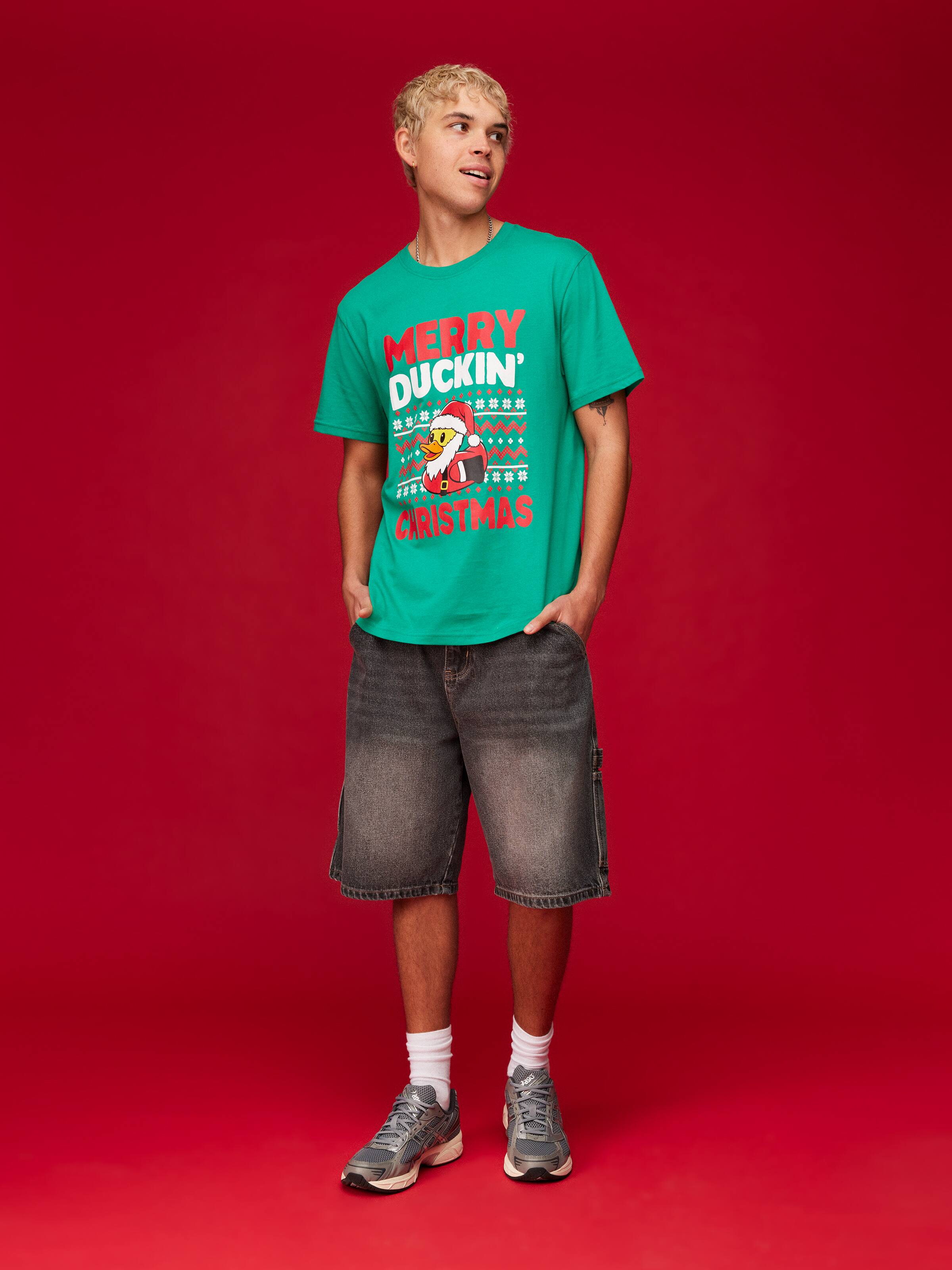 Duckin Xmas Short Sleeve Tee