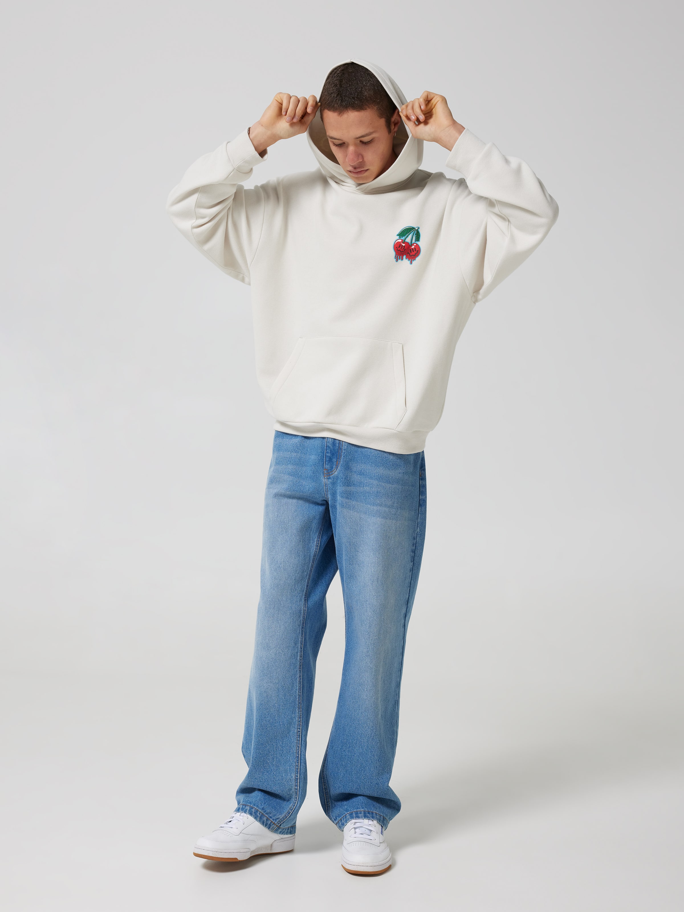 Trippy Surreal Cherry Hooded Sweat