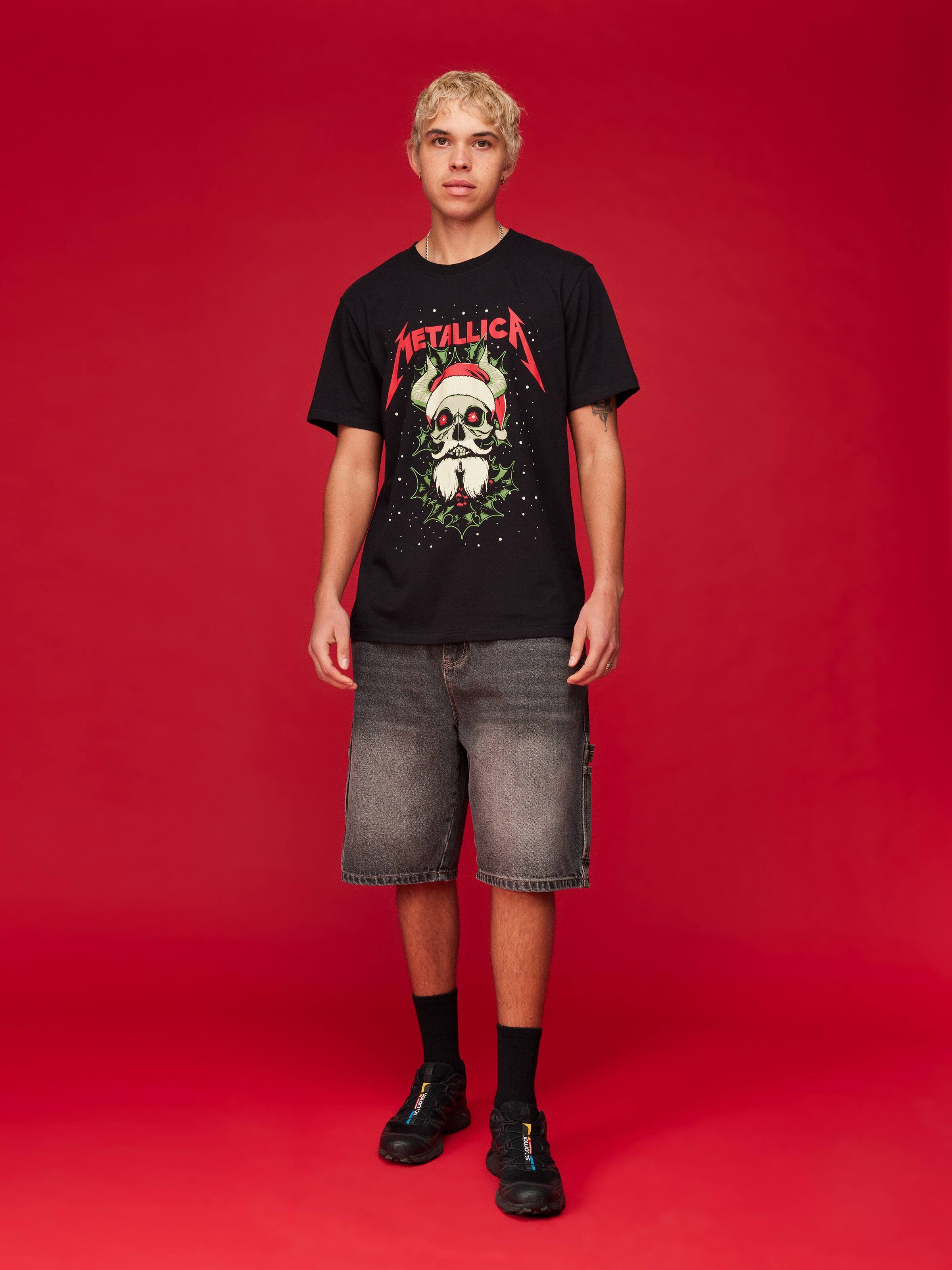 Xmas Metallica Short Sleeve Tee