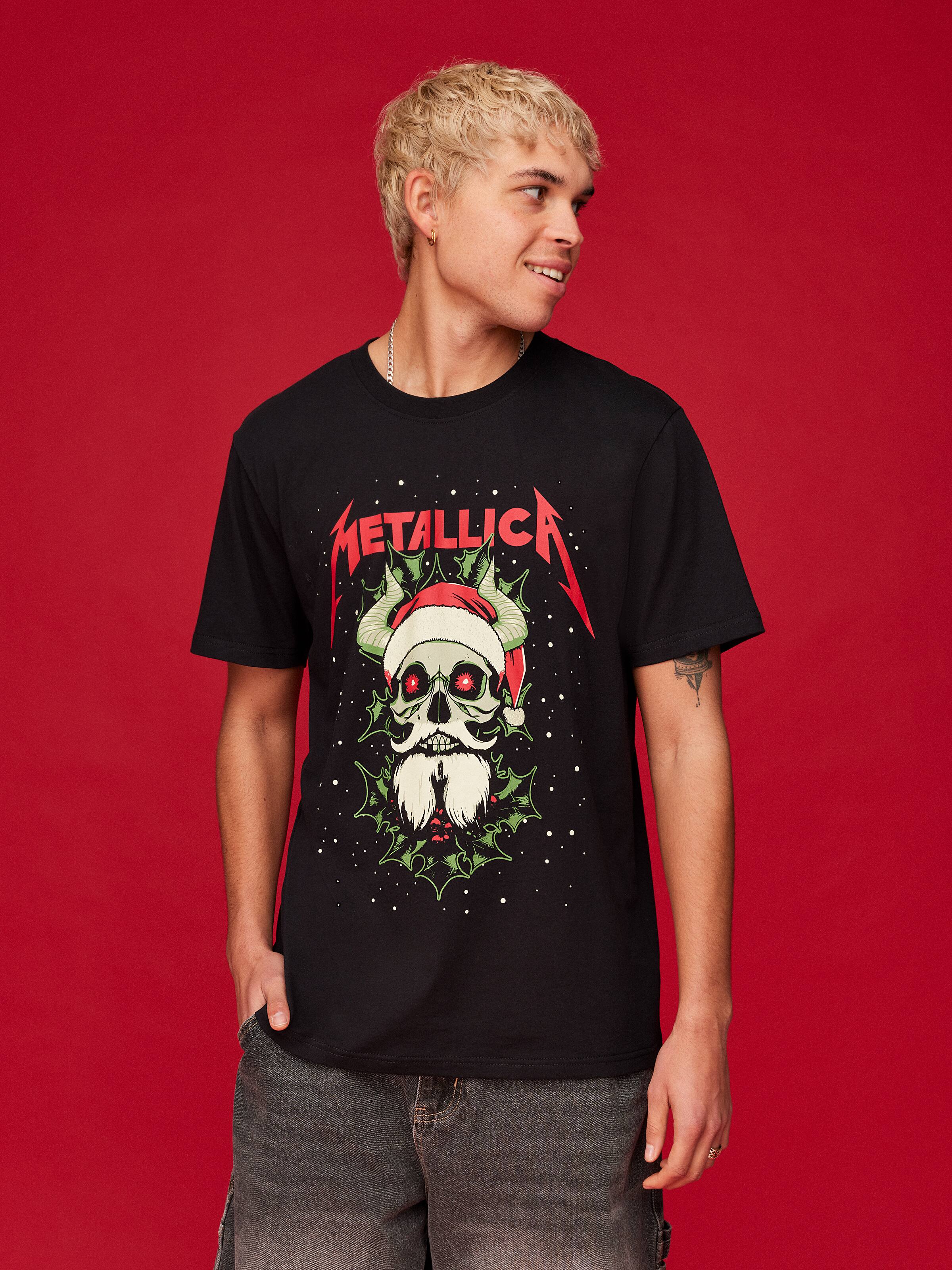 Xmas Metallica Short Sleeve Tee