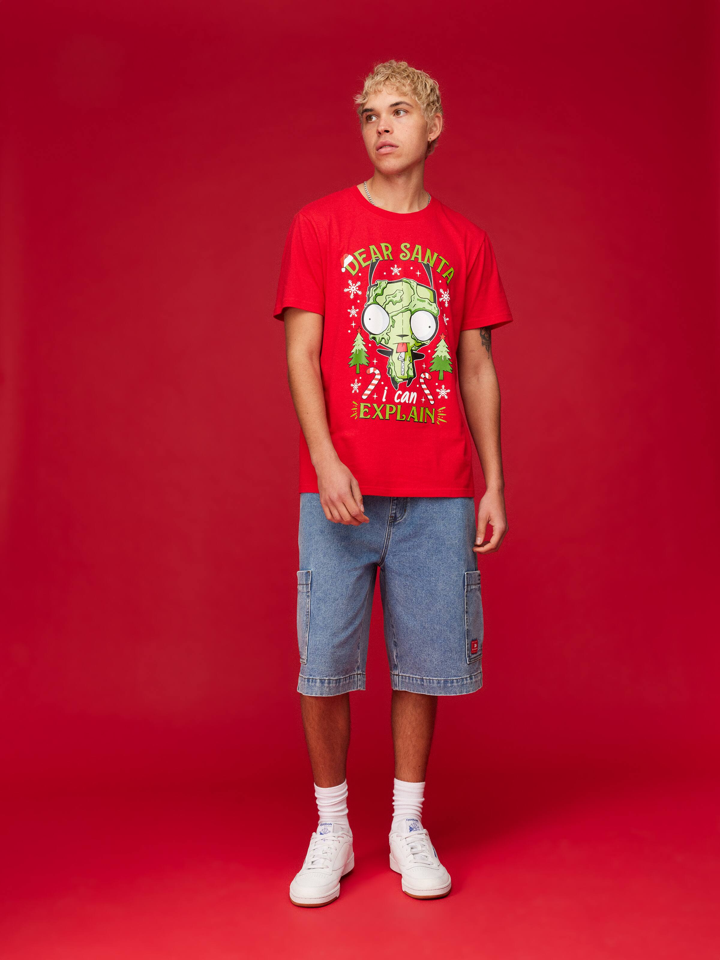 Xmas Invader Zim Short Sleeve Tee