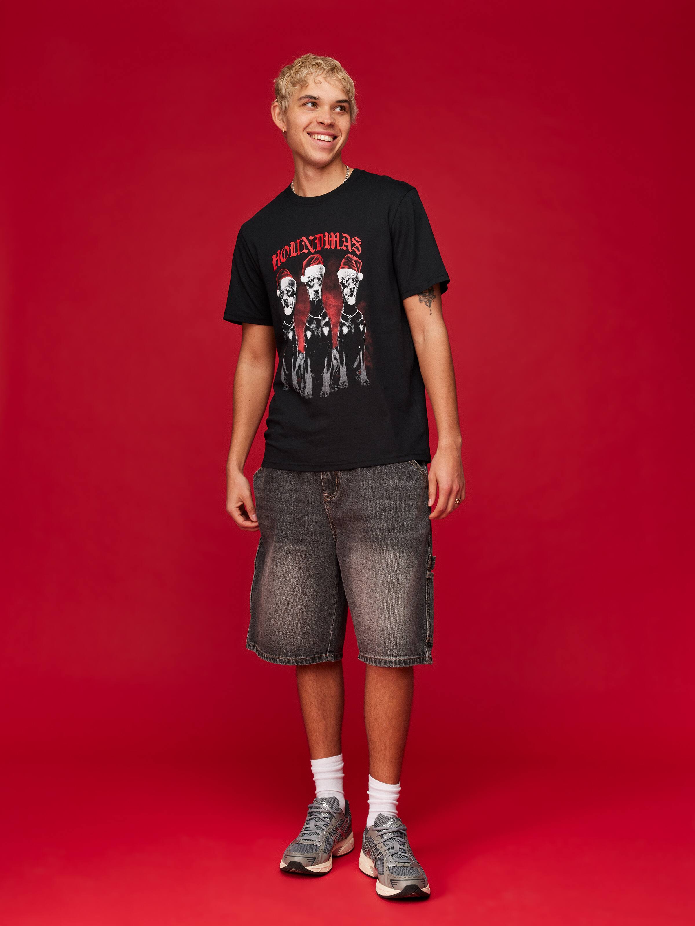 Dog Xmas Short Sleeve Tee