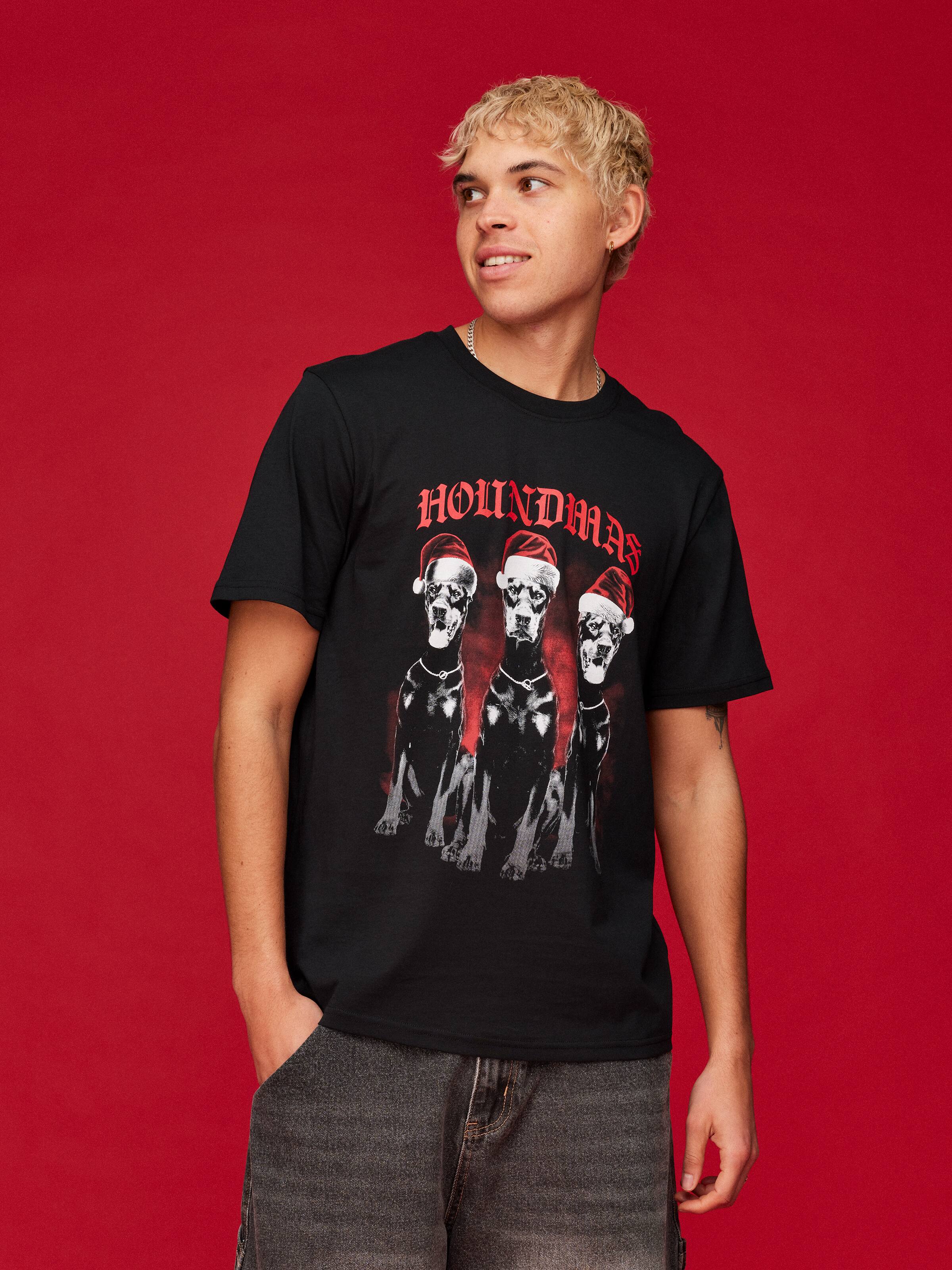 Dog Xmas Short Sleeve Tee