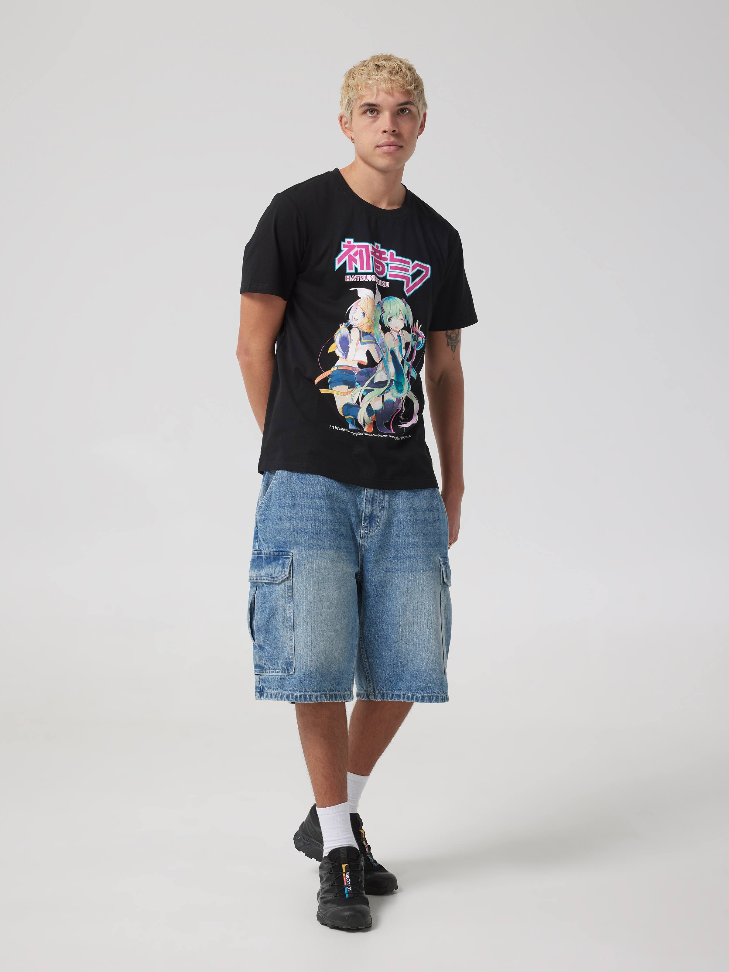 Hatsune Miku Face Short Sleeve Tee