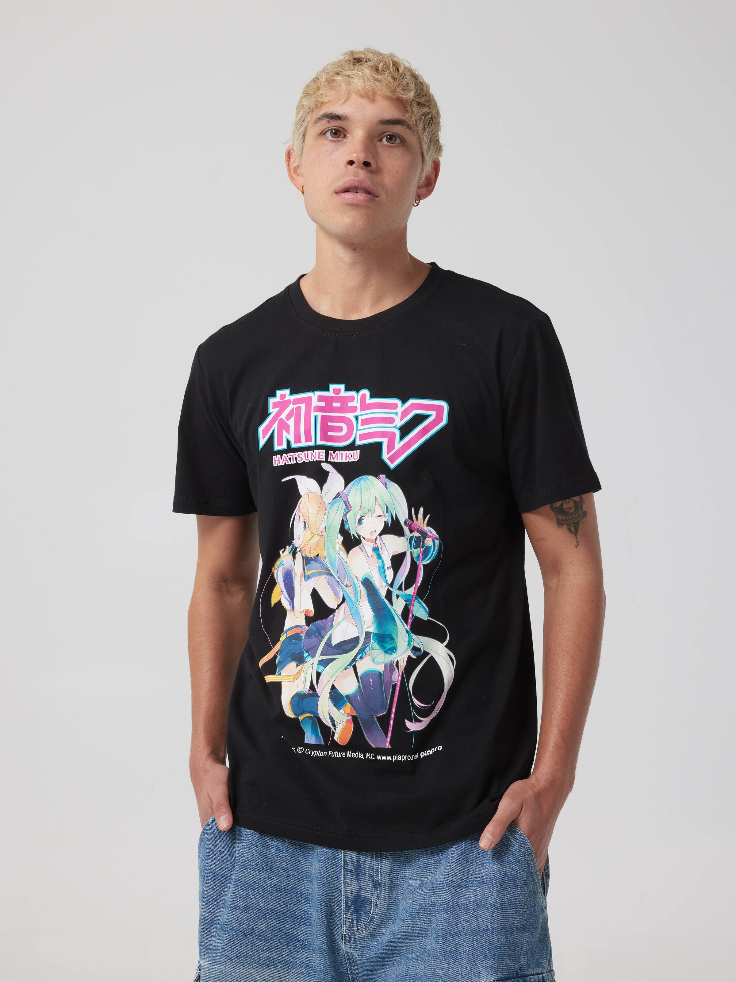 Hatsune Miku Face Short Sleeve Tee