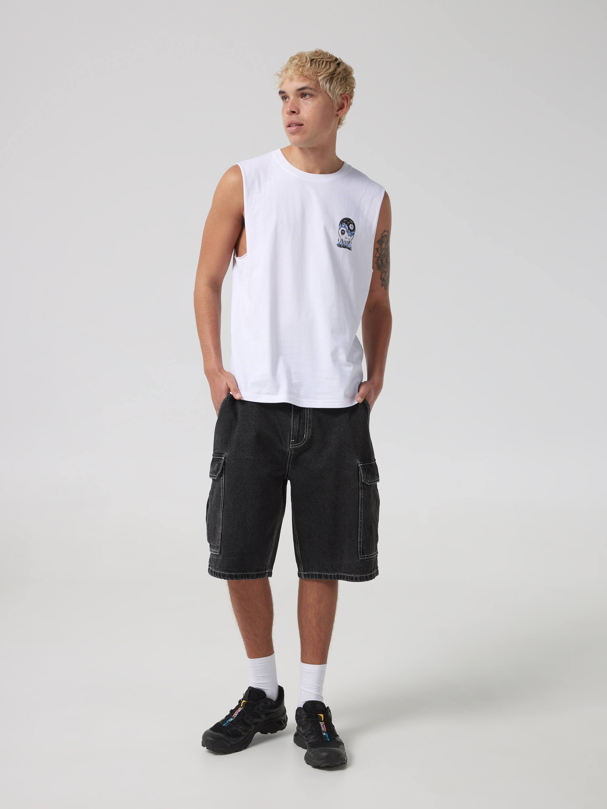 Trippy 8 Flame Muscle Tee