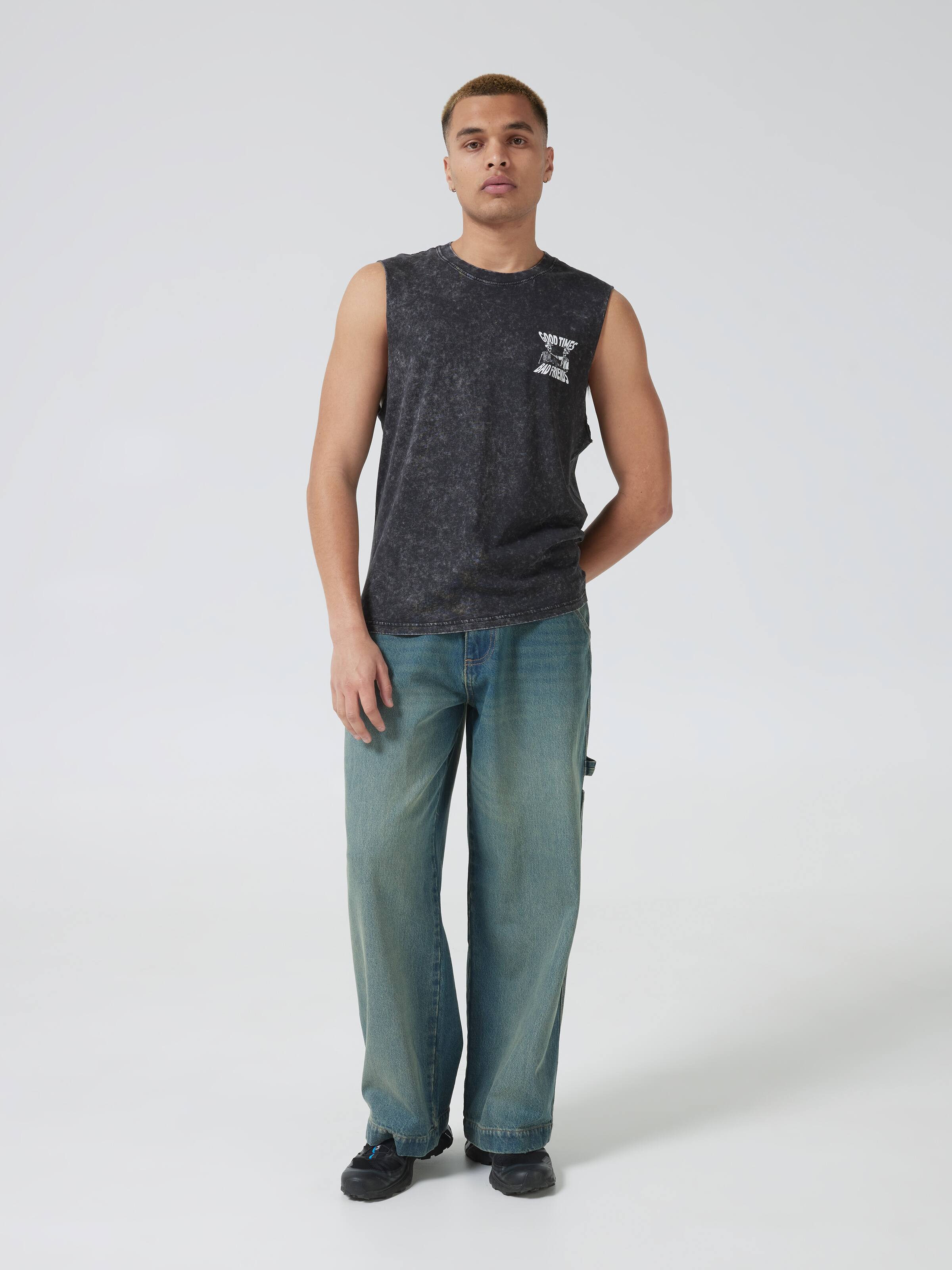 Surf Good Times Muscle Tee