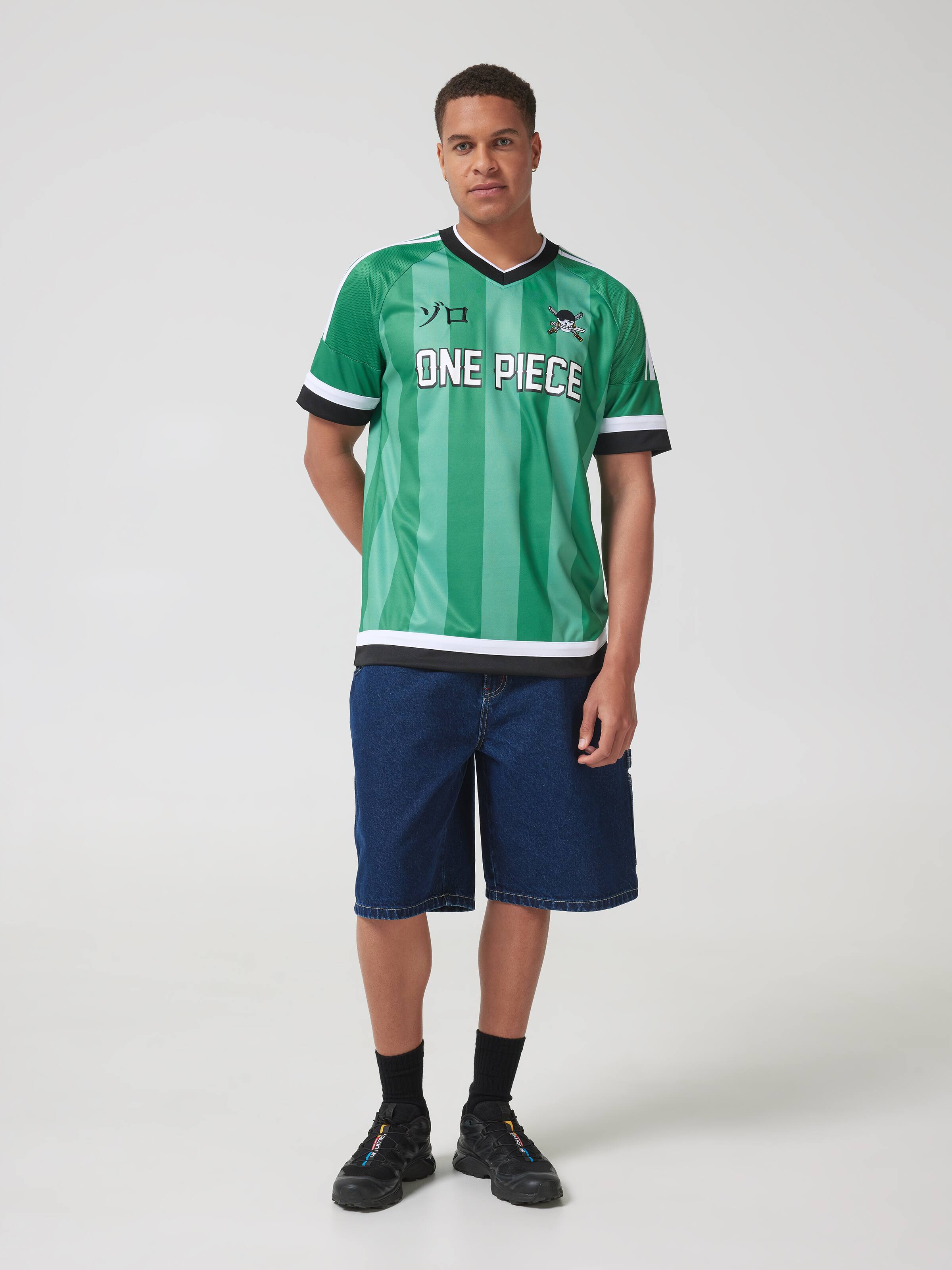 One Piece Zoro Stripe Jersey