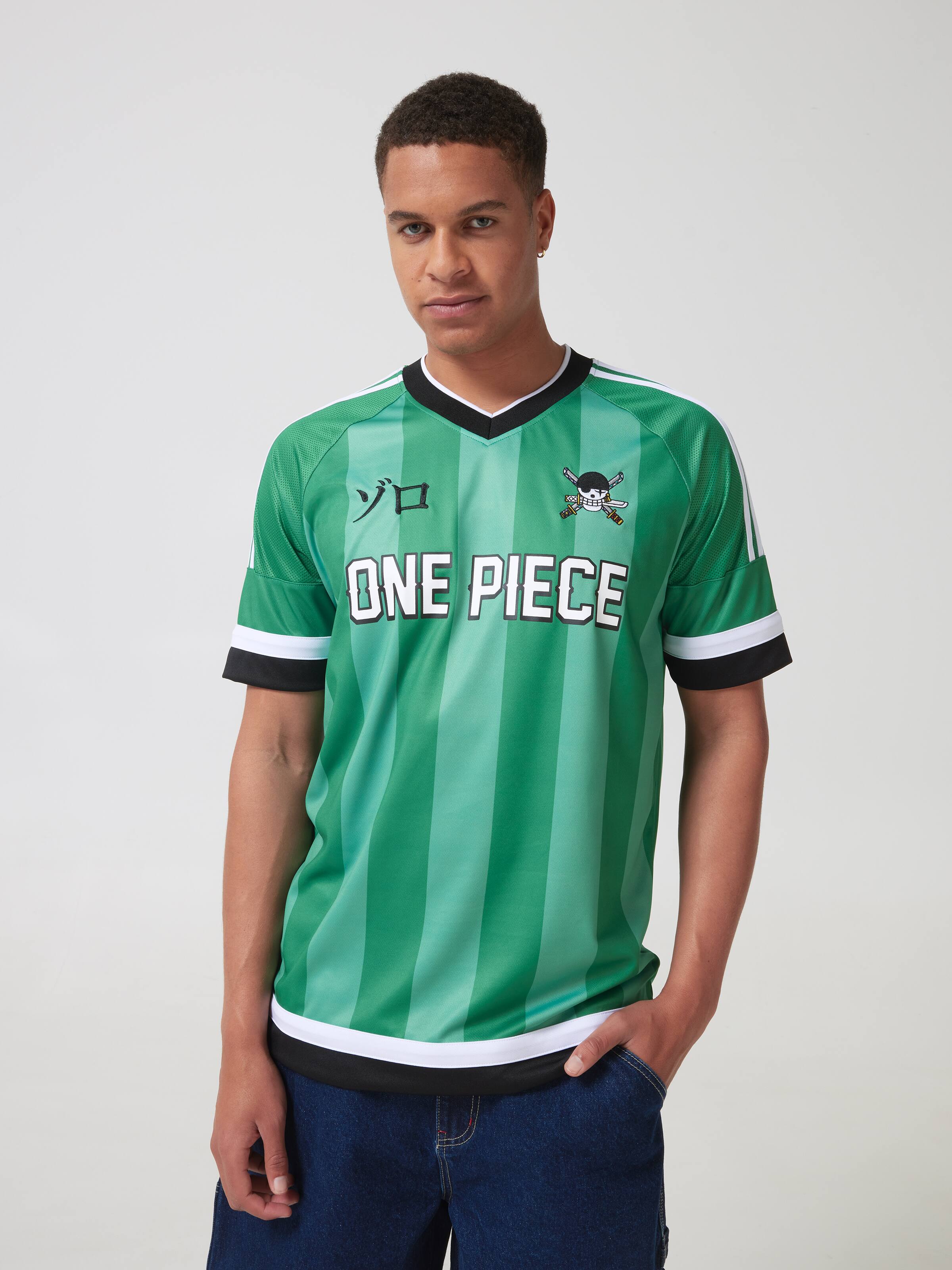 One Piece Zoro Stripe Jersey
