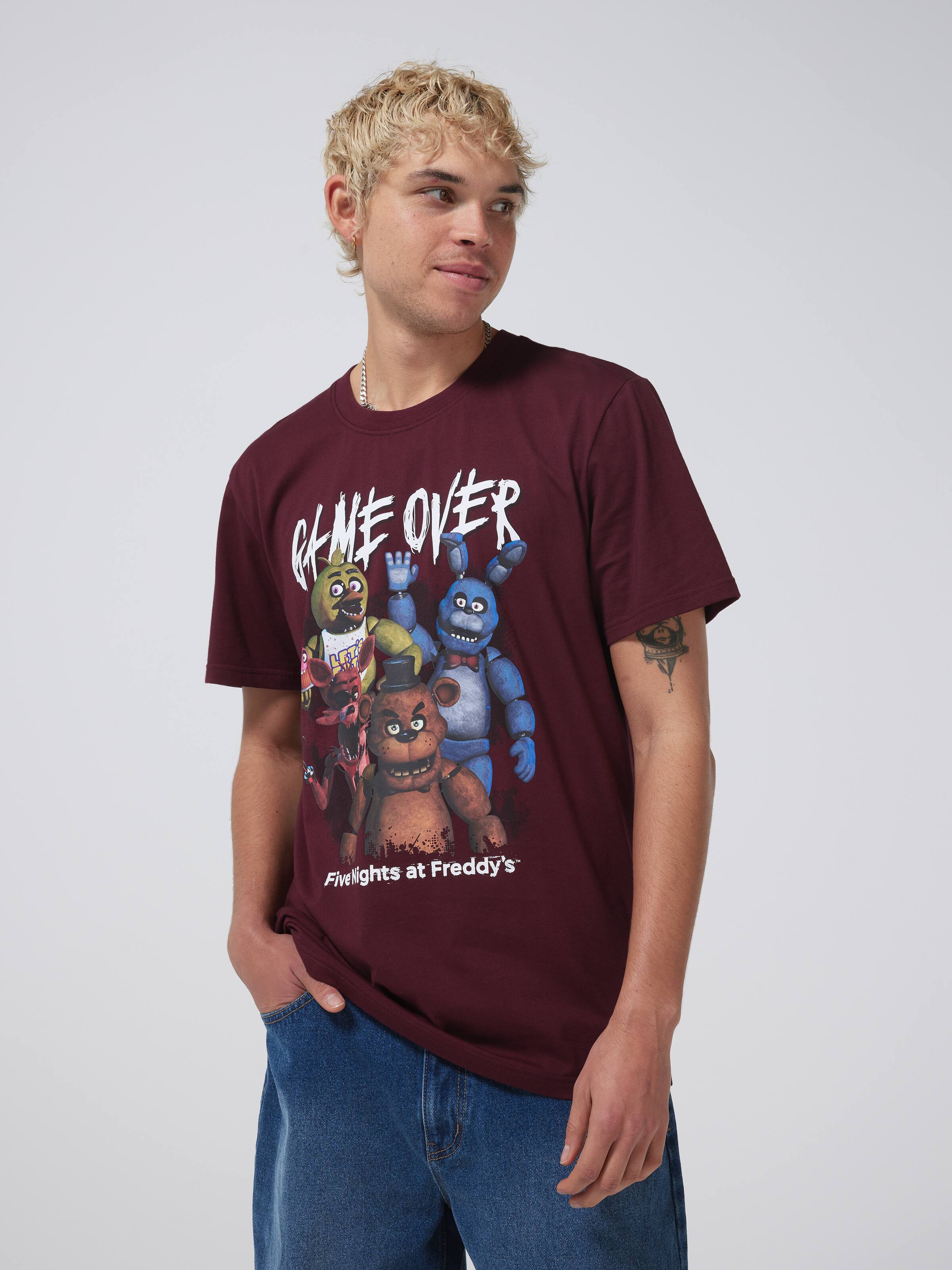 Five Nights At Freddy's Game Over Shortsleeve Tee