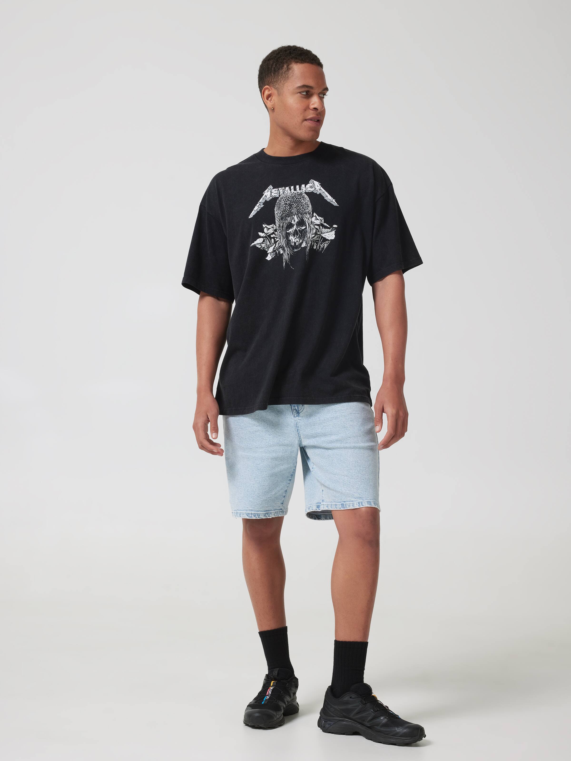 Metallica Skull Oversized Tee