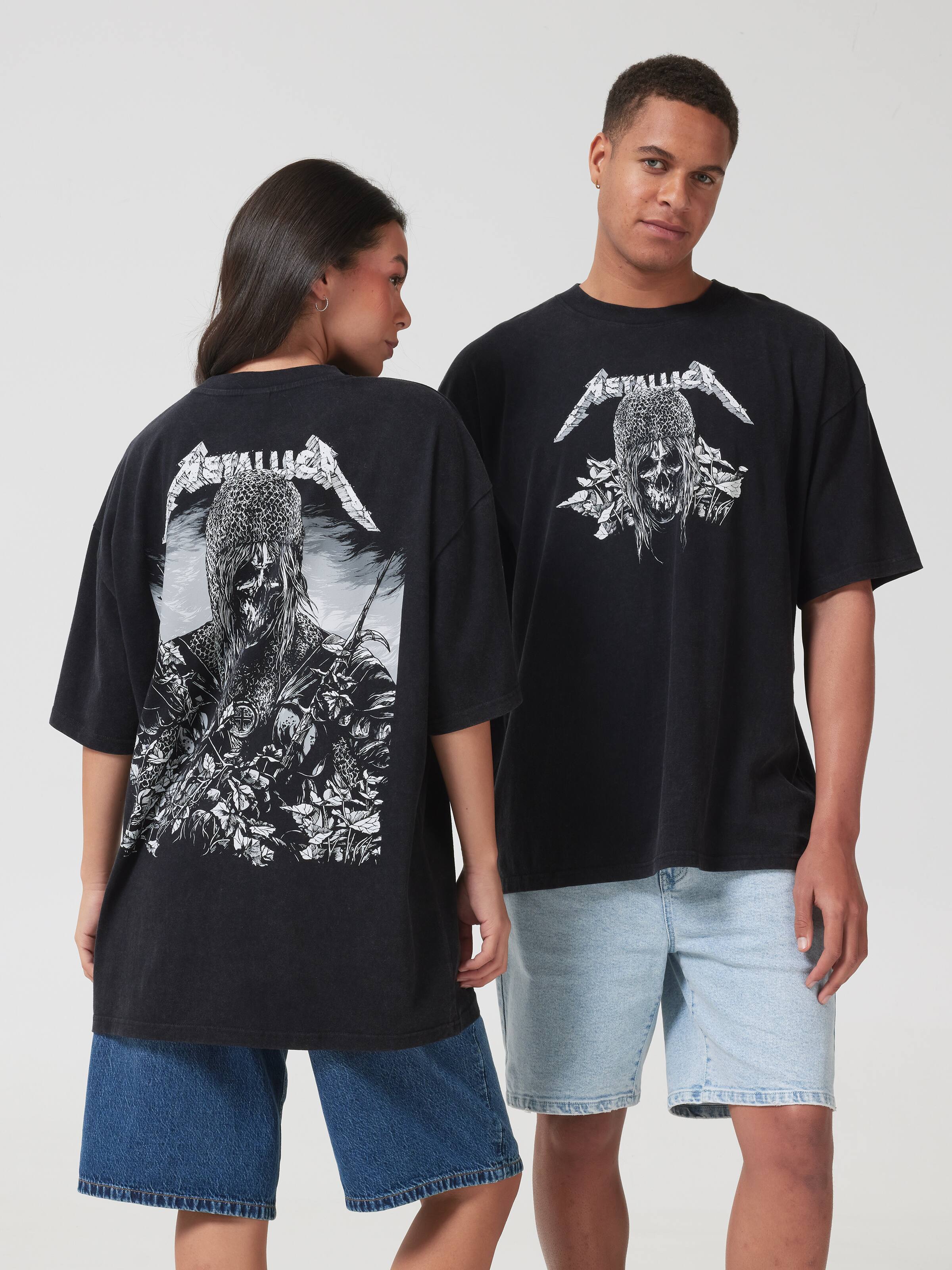 Metallica Skull Oversized Tee