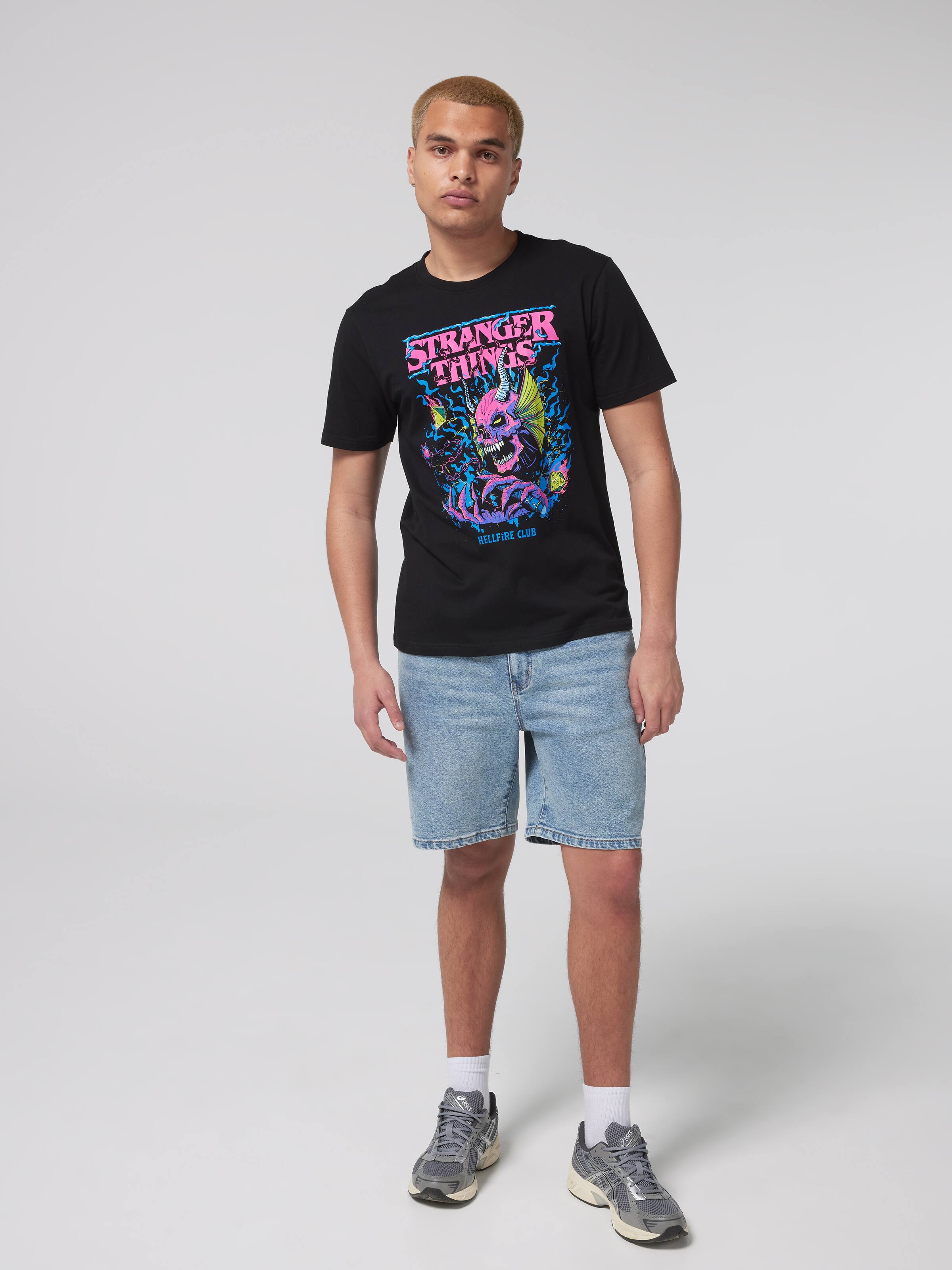 Stranger Things Neon Short Sleeve Tee
