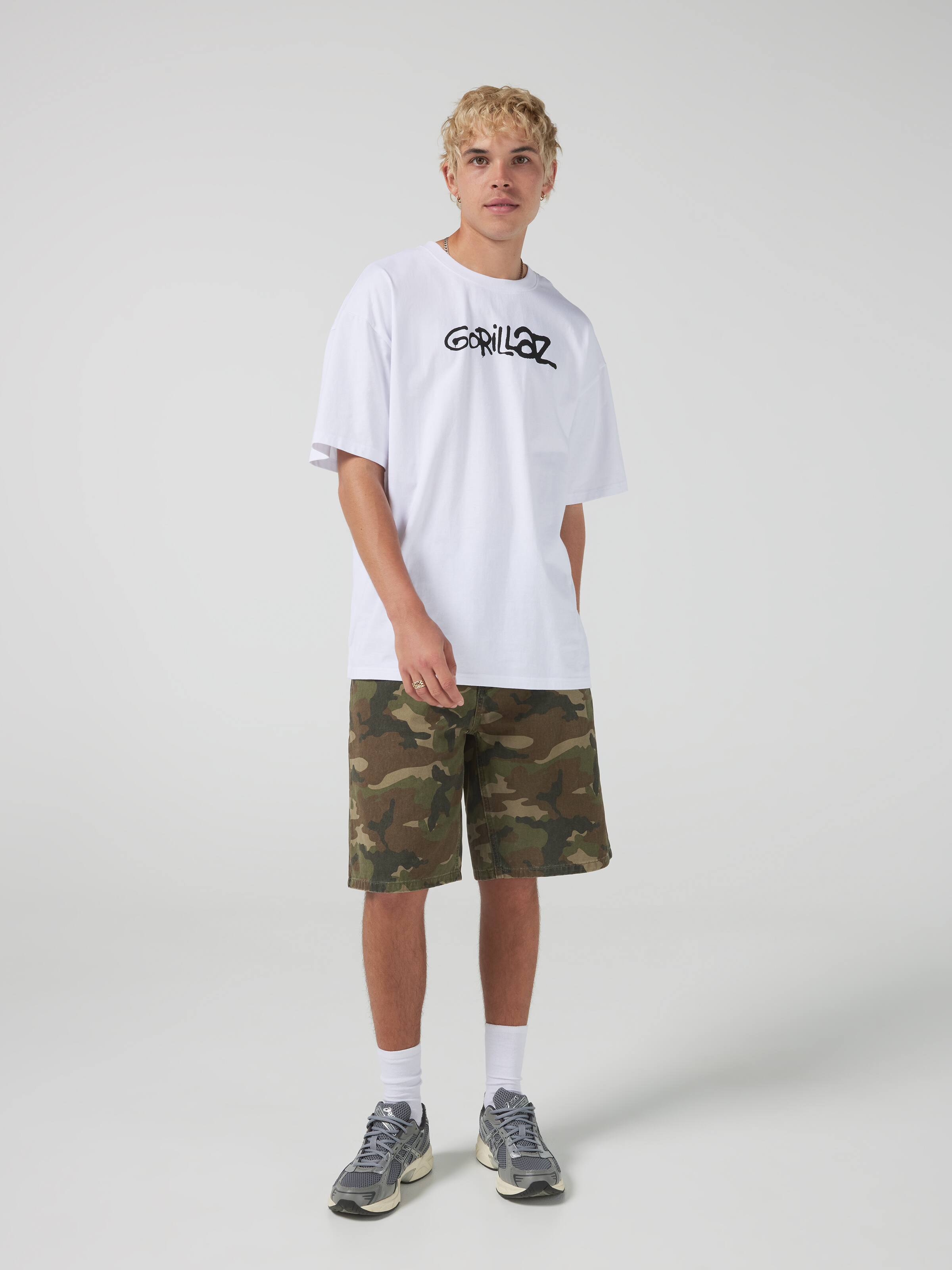 Gorillaz Paint Oversized Tee