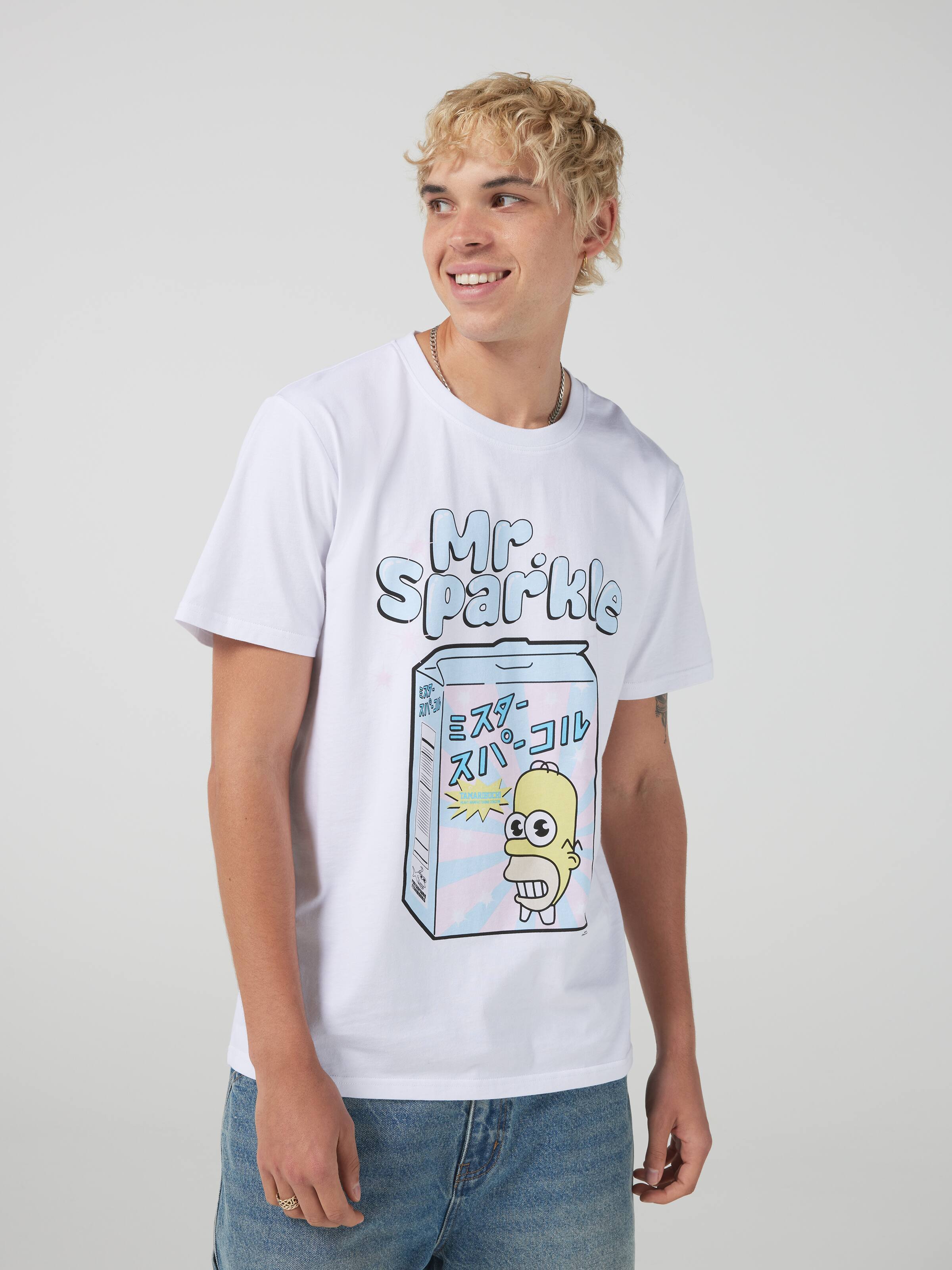 Simpsons Mr Sparkle Short Sleeve Tee