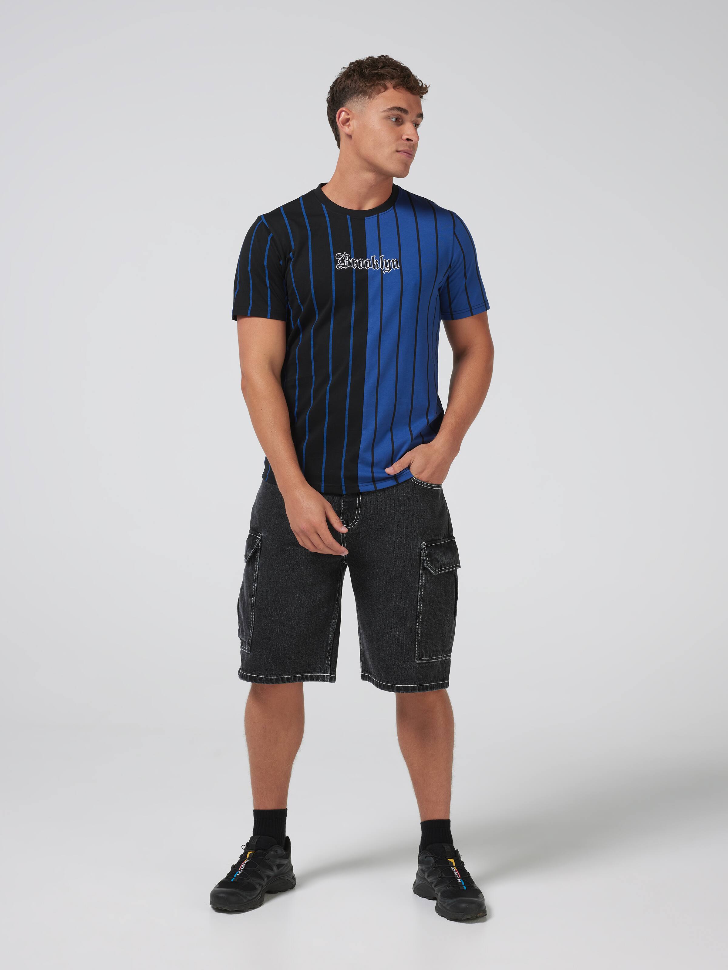 Splice Stripe Short Sleeve Tee