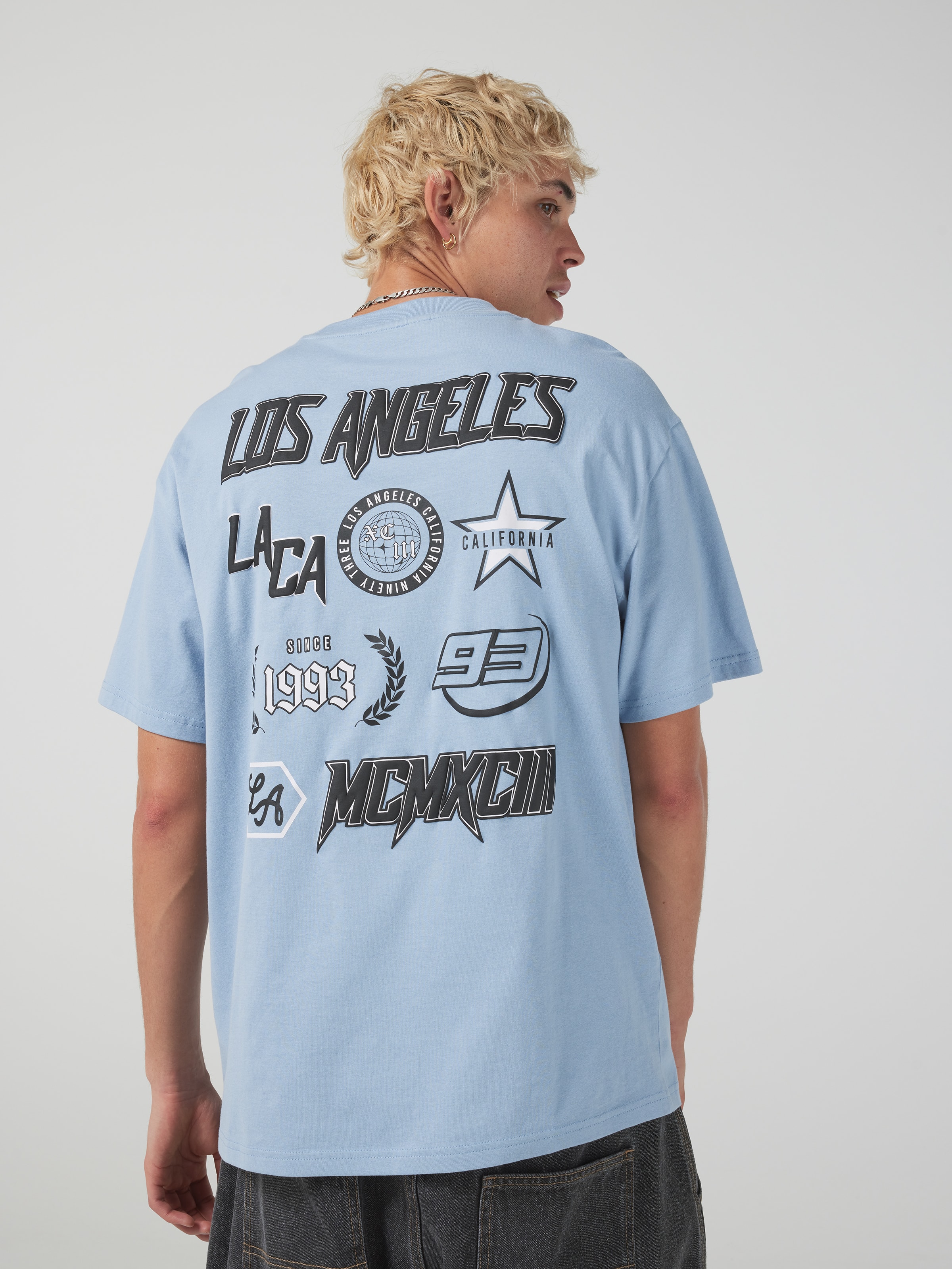 Washed Urban La Relaxed Short Sleeve Tee