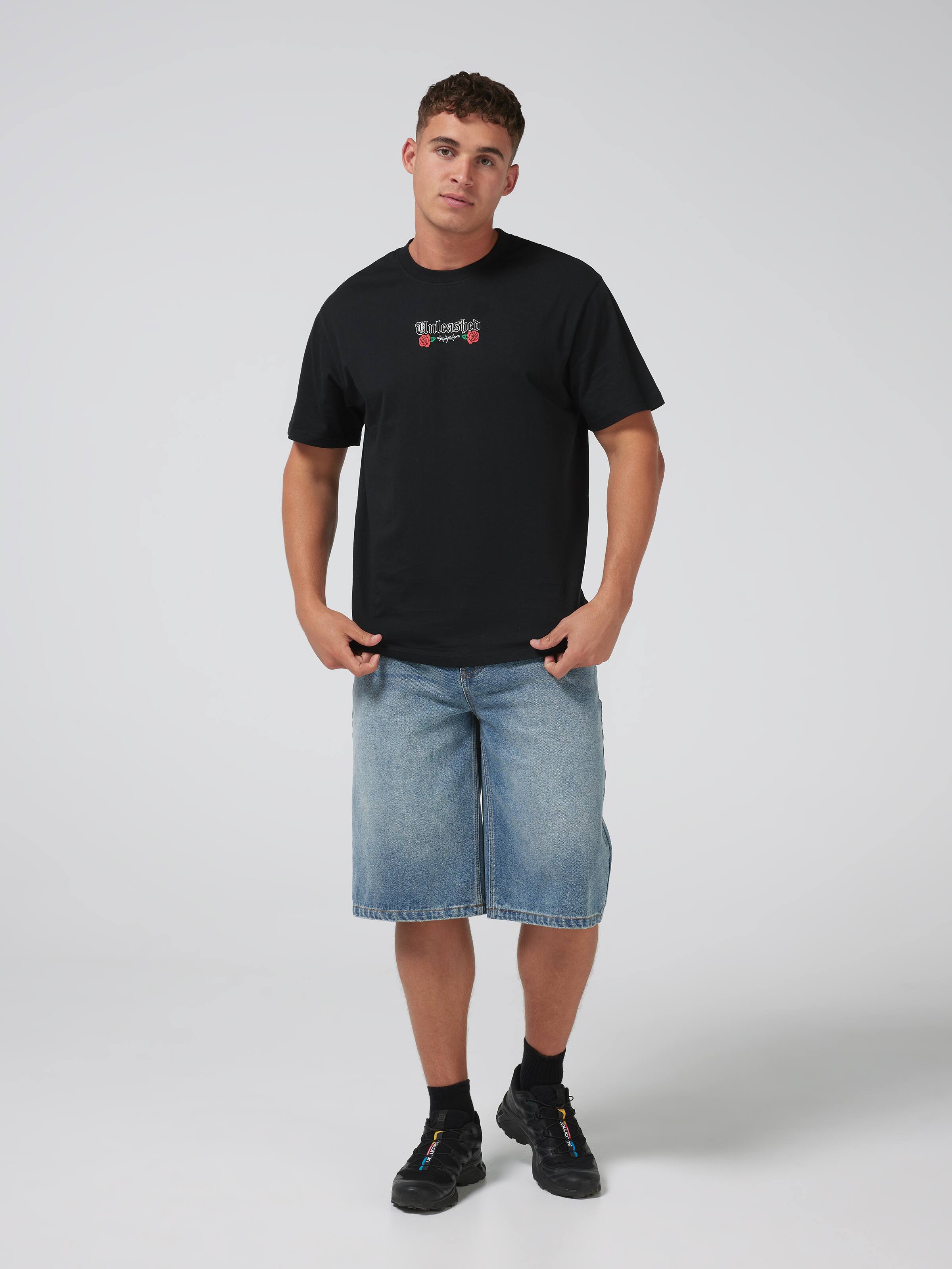 Trend Unleashed Rose Relax Short Sleeve Tee