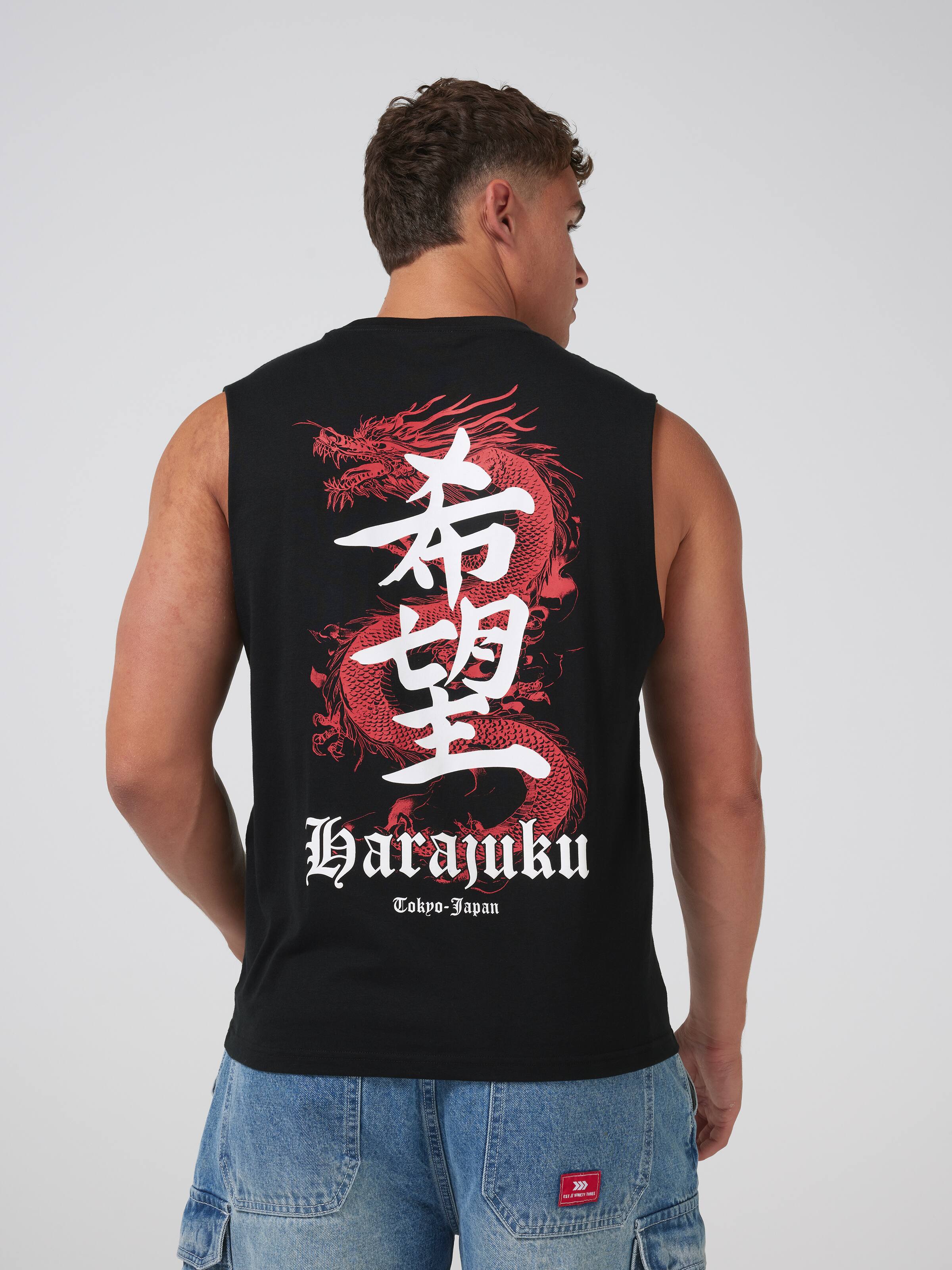 Japan Dragon Muscle Tee