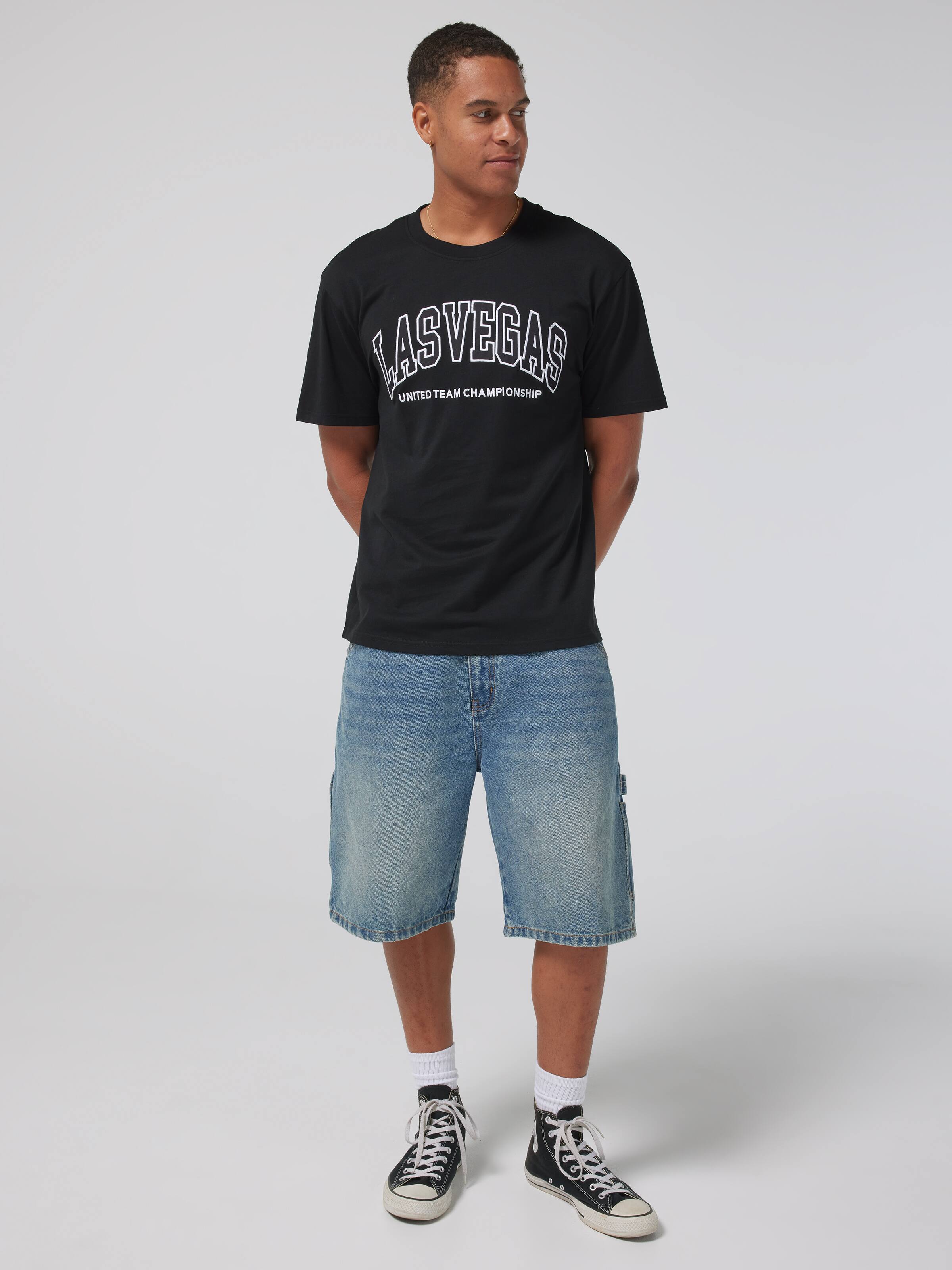 Embroidered Las Vegas Relax Short Sleeve Tee