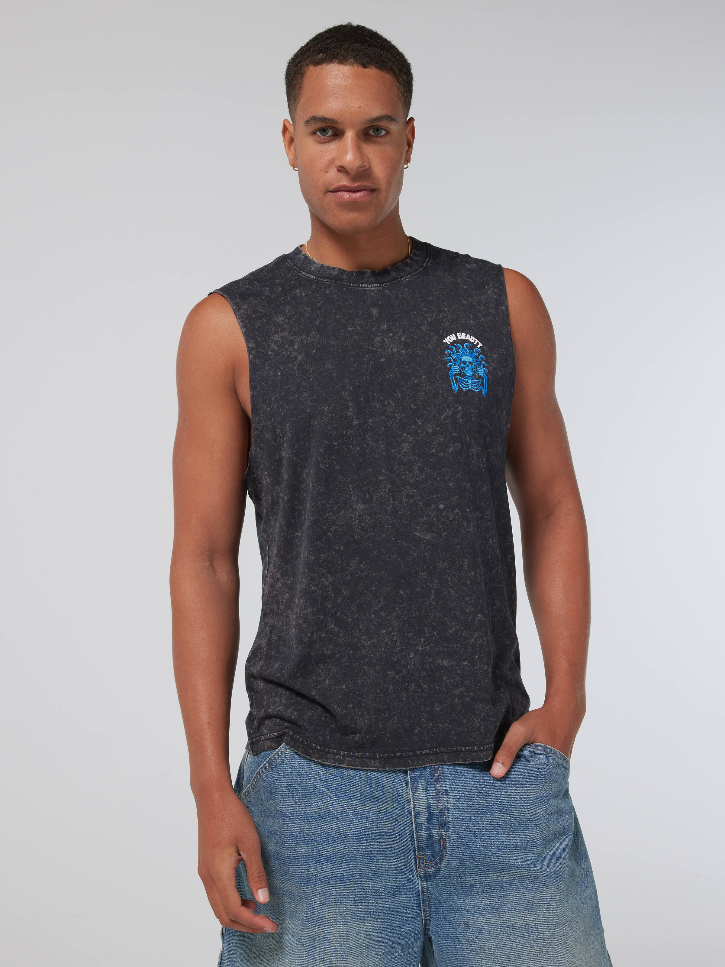 Slogan You Beauty Muscle Tee