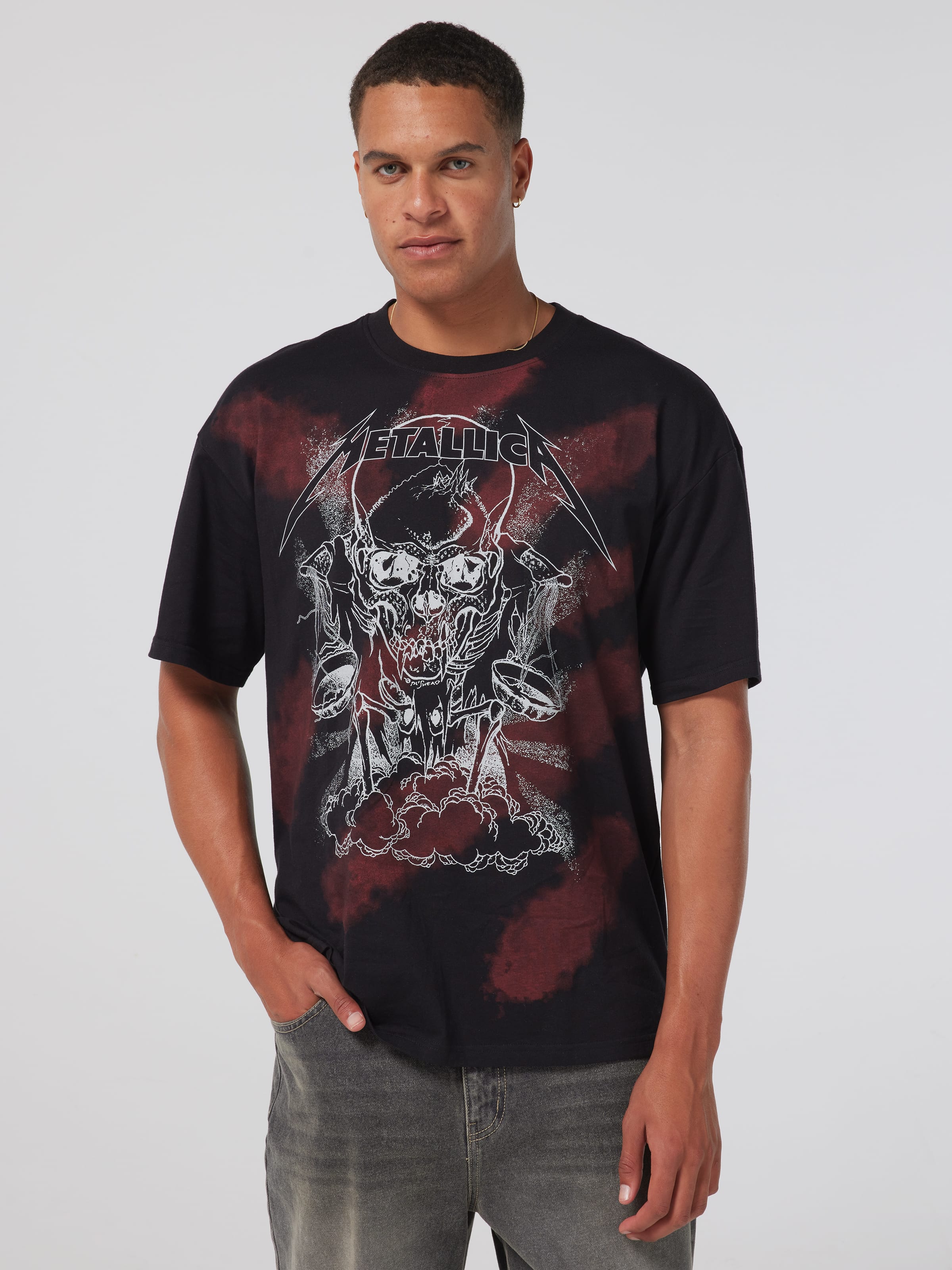 Metallica Skull Oversized Tee