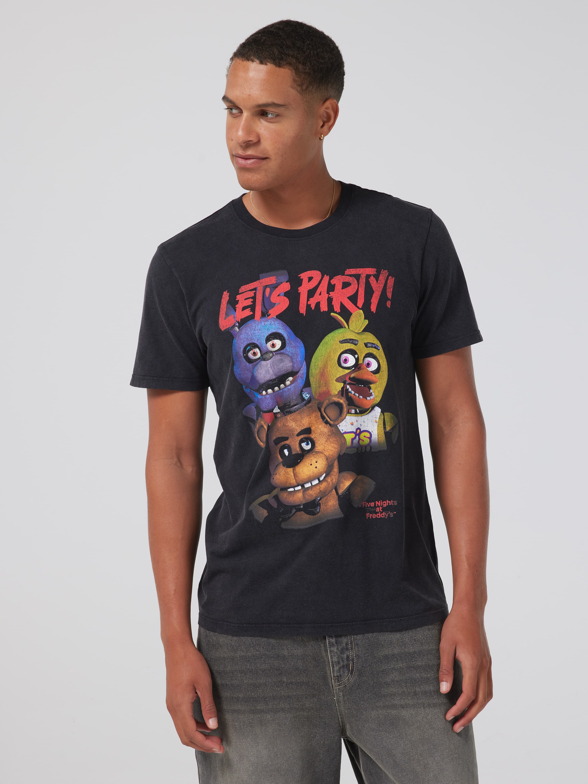 Five Nights At Freddys Lets Party Short Sleeve Tee
