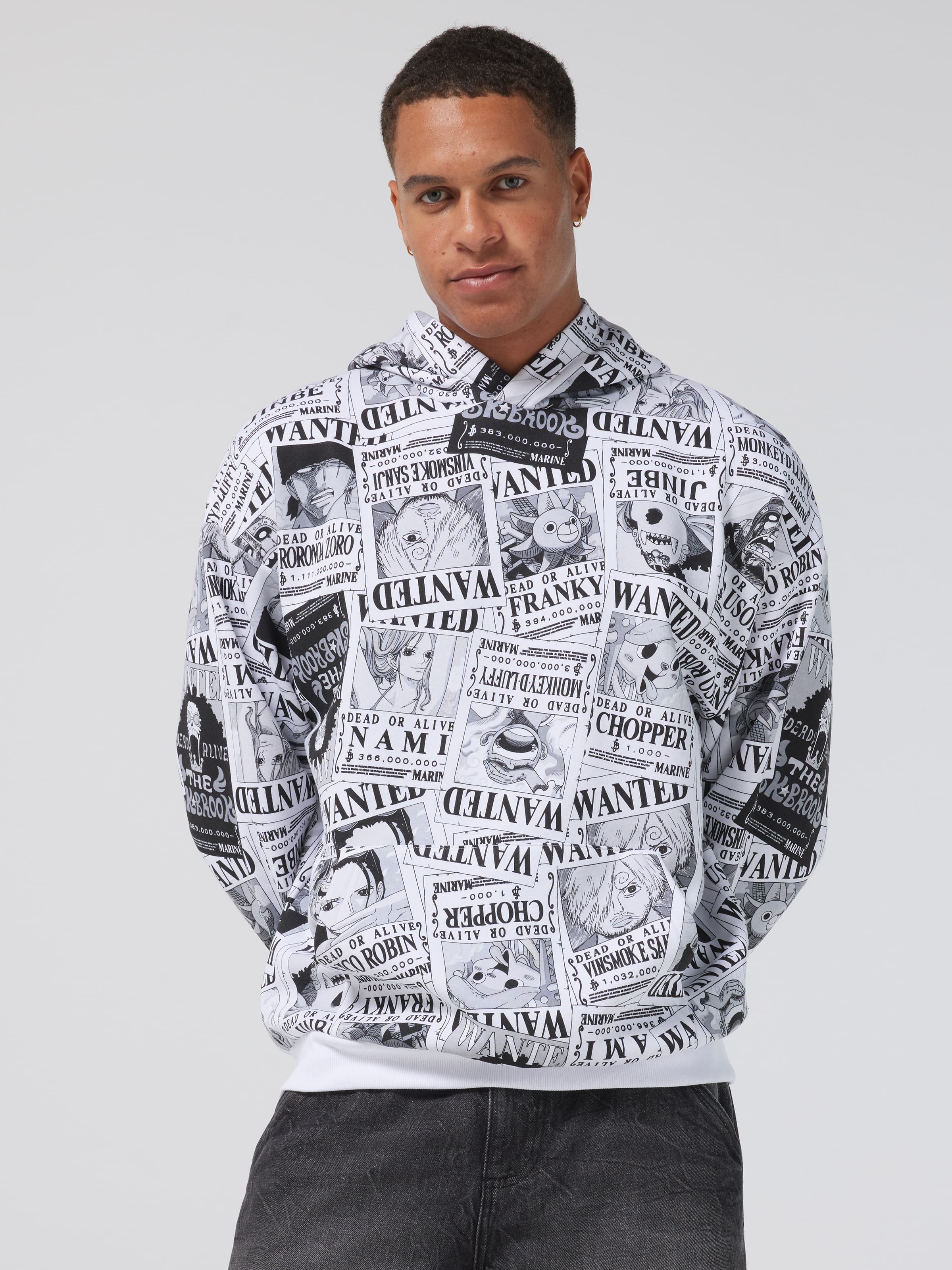One Piece Wanted Oversized Hoodie