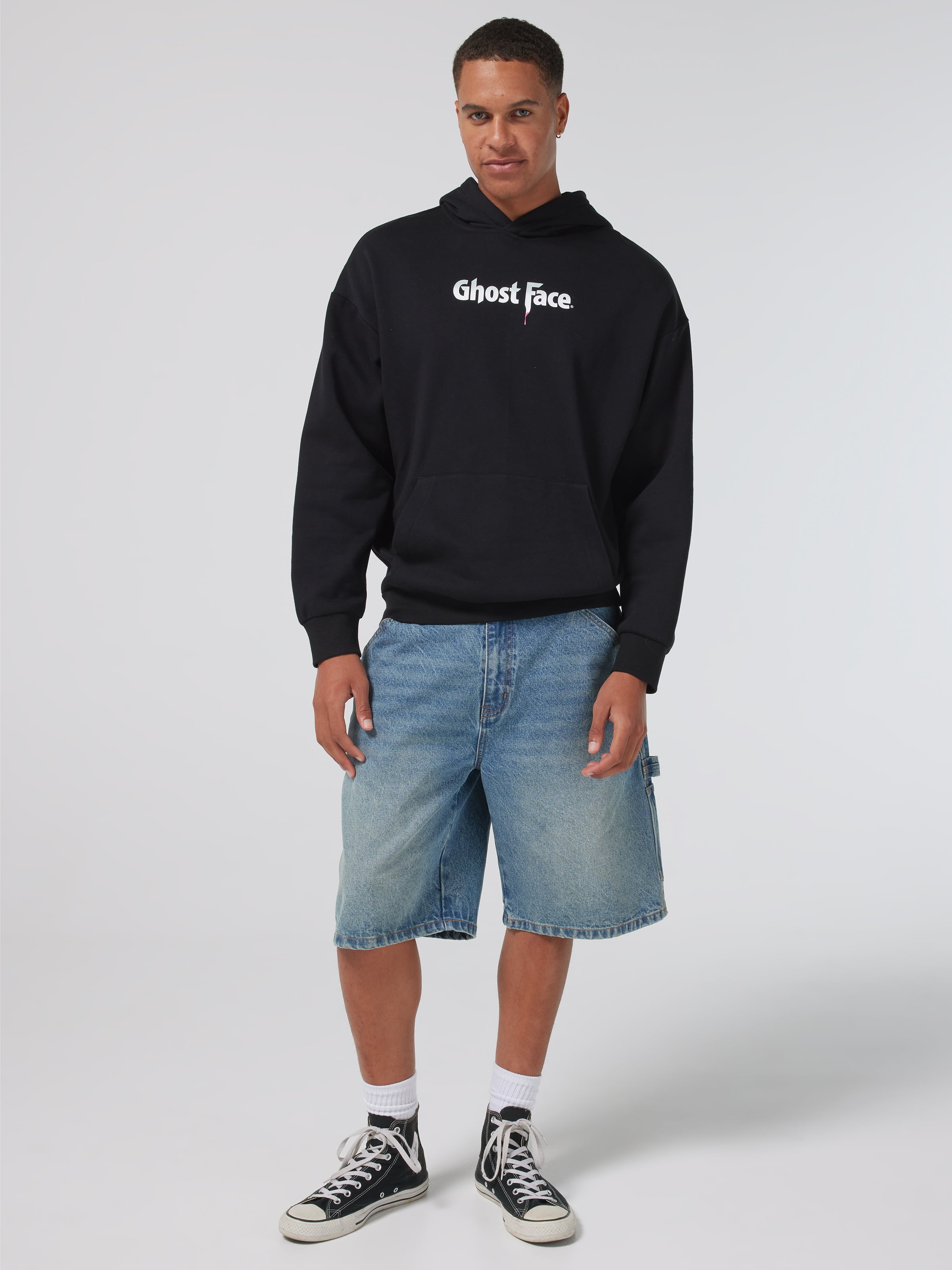 You Up Ghost Face Oversized Hoodie