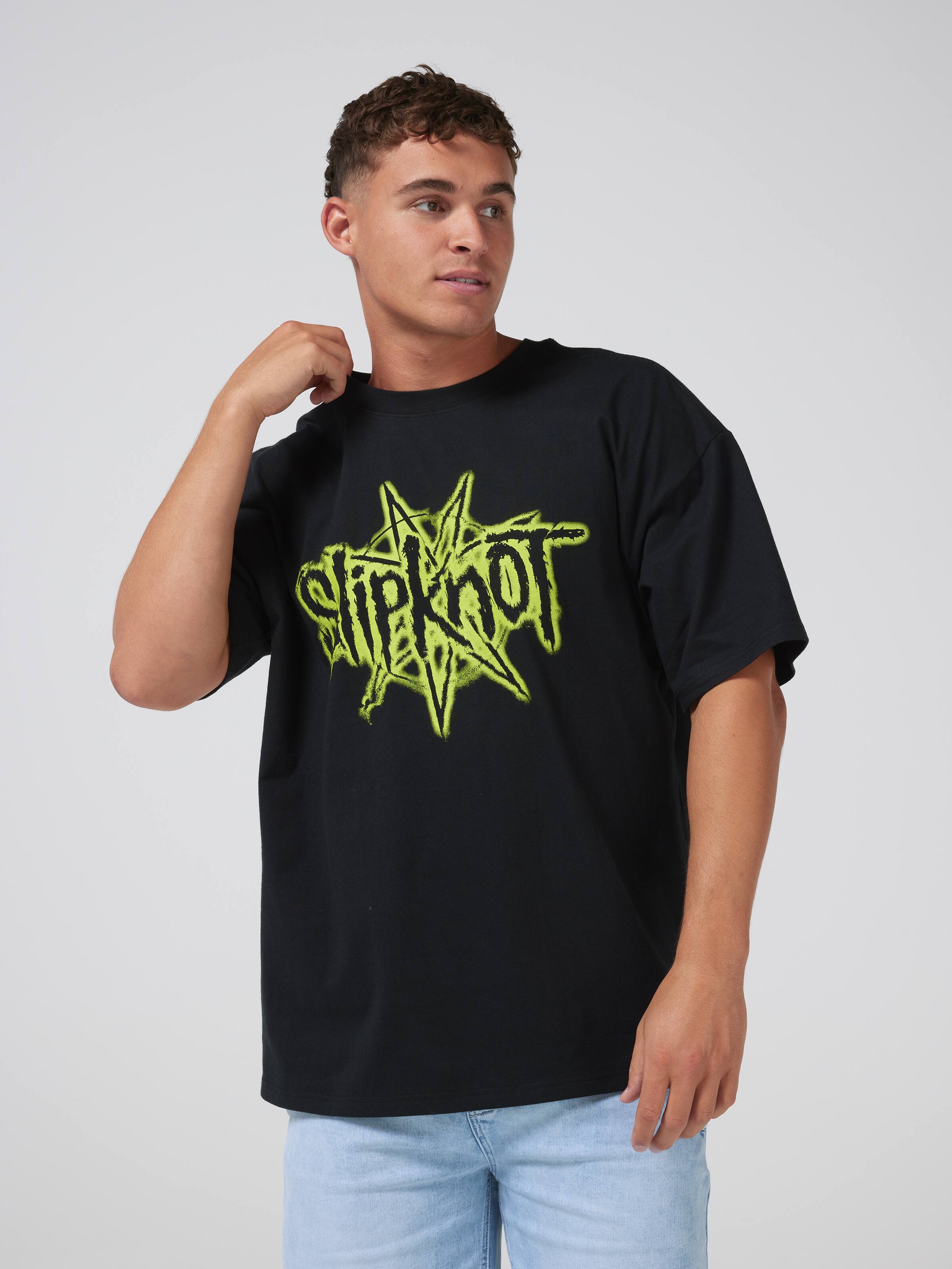 Neon Slipknot Oversized Tee