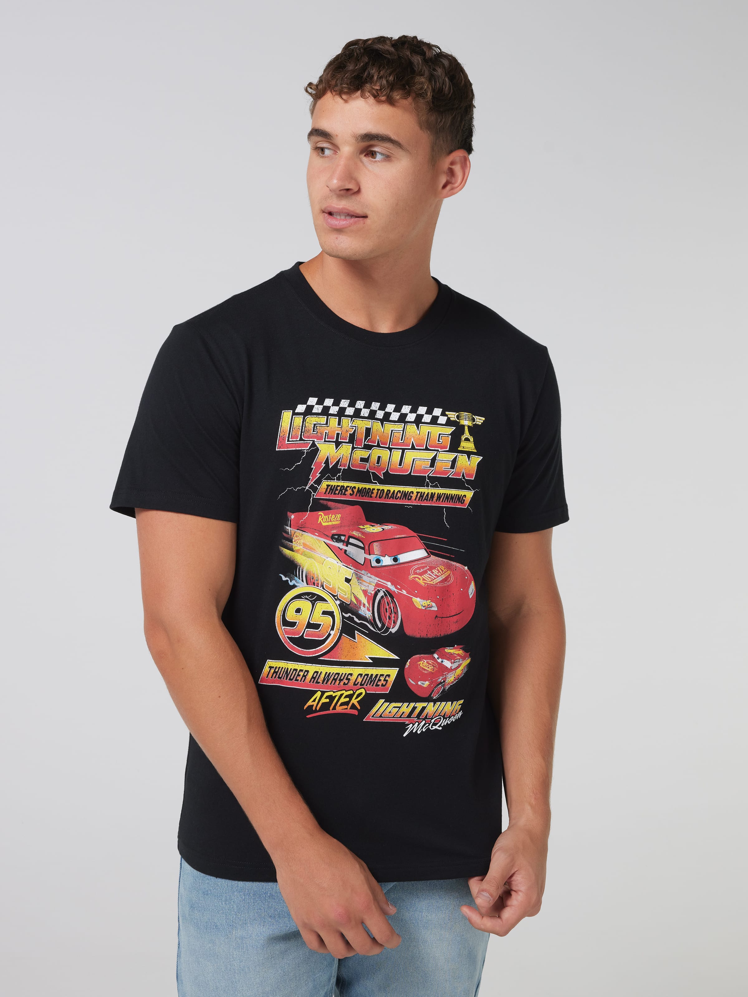 Cars Lightning Mcqueen Short Sleeve Tee