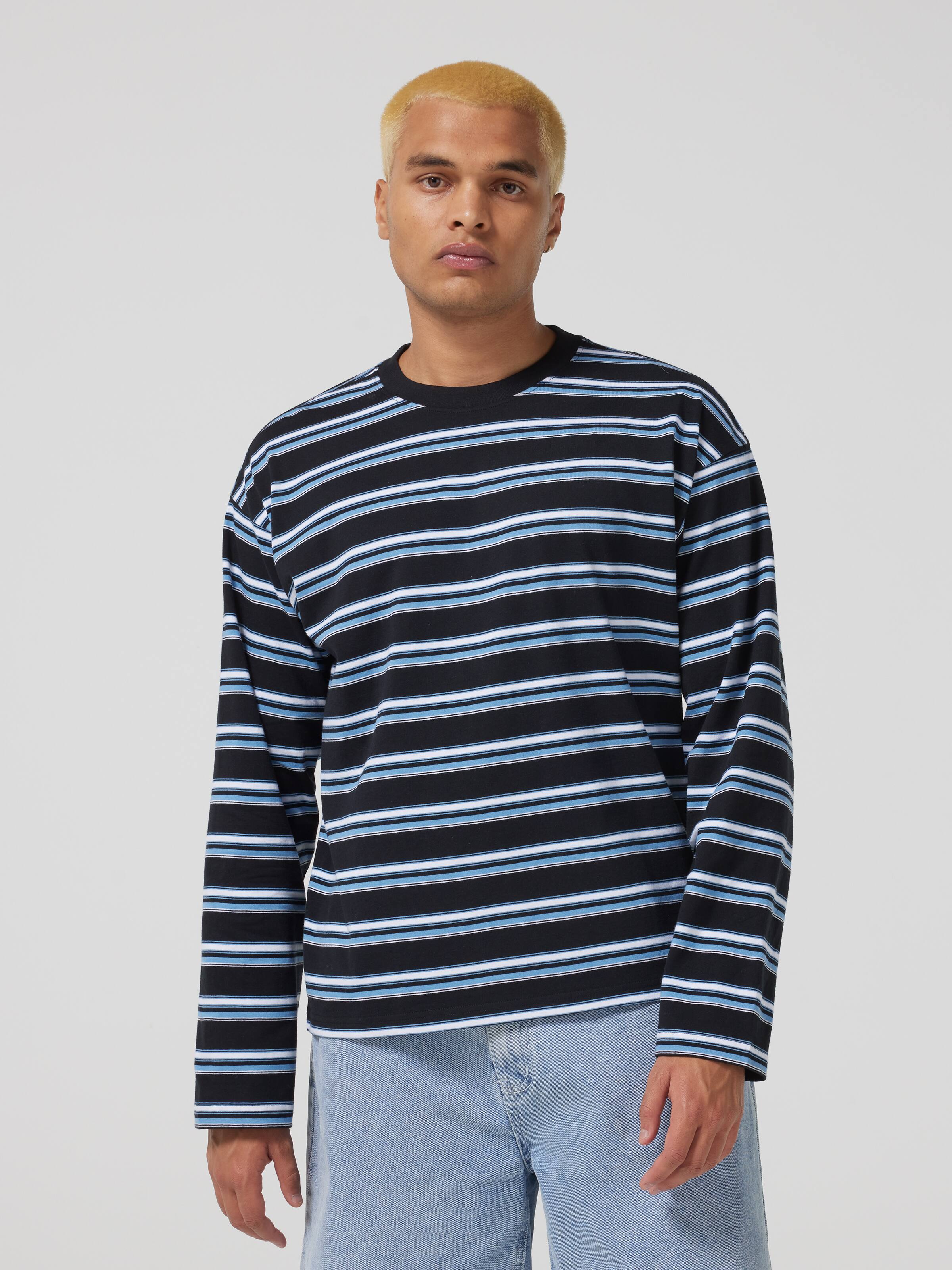 Horizontal Stripe Long Sleeve Tee