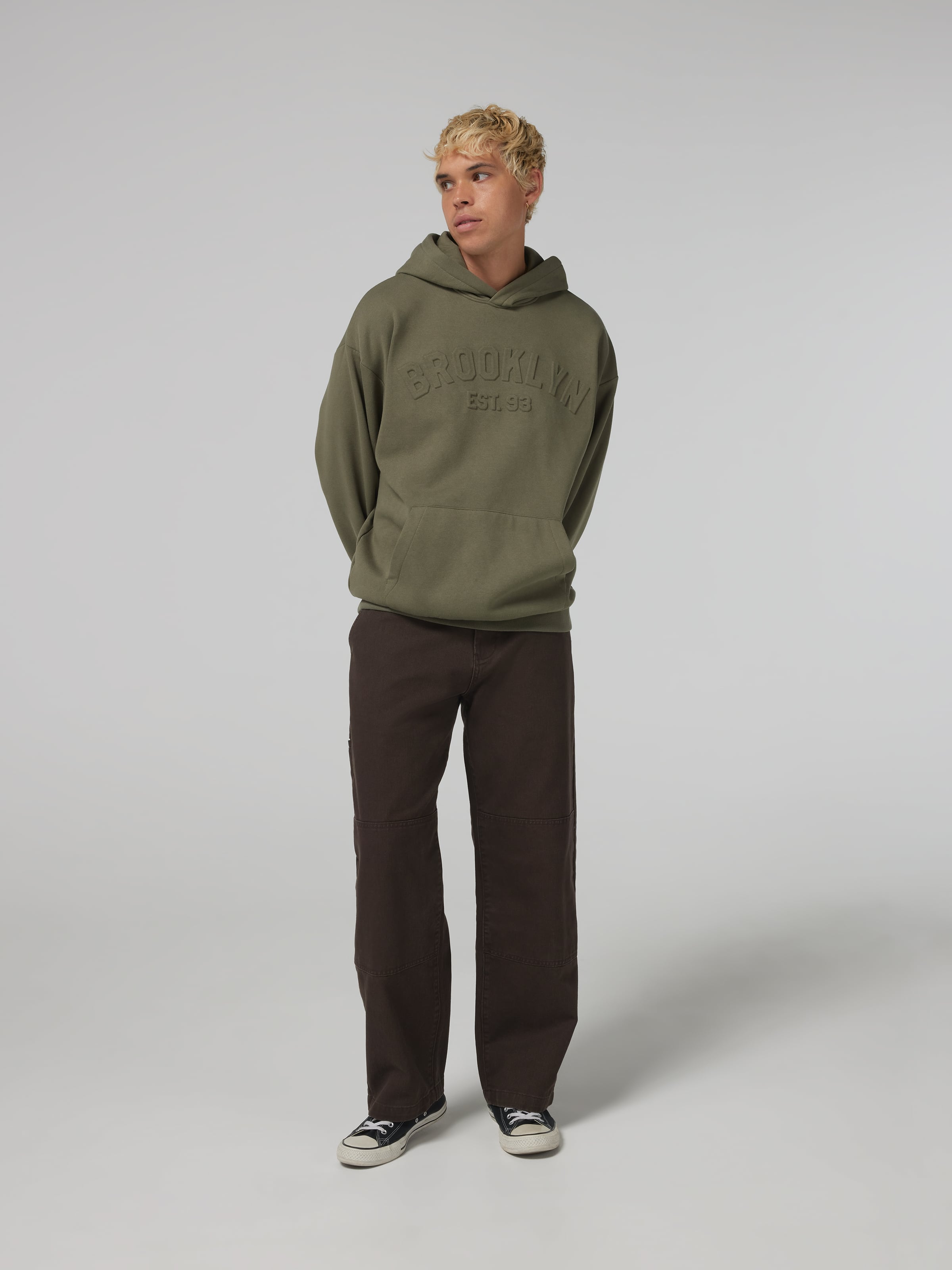 Embossed Brooklyn Hoodie