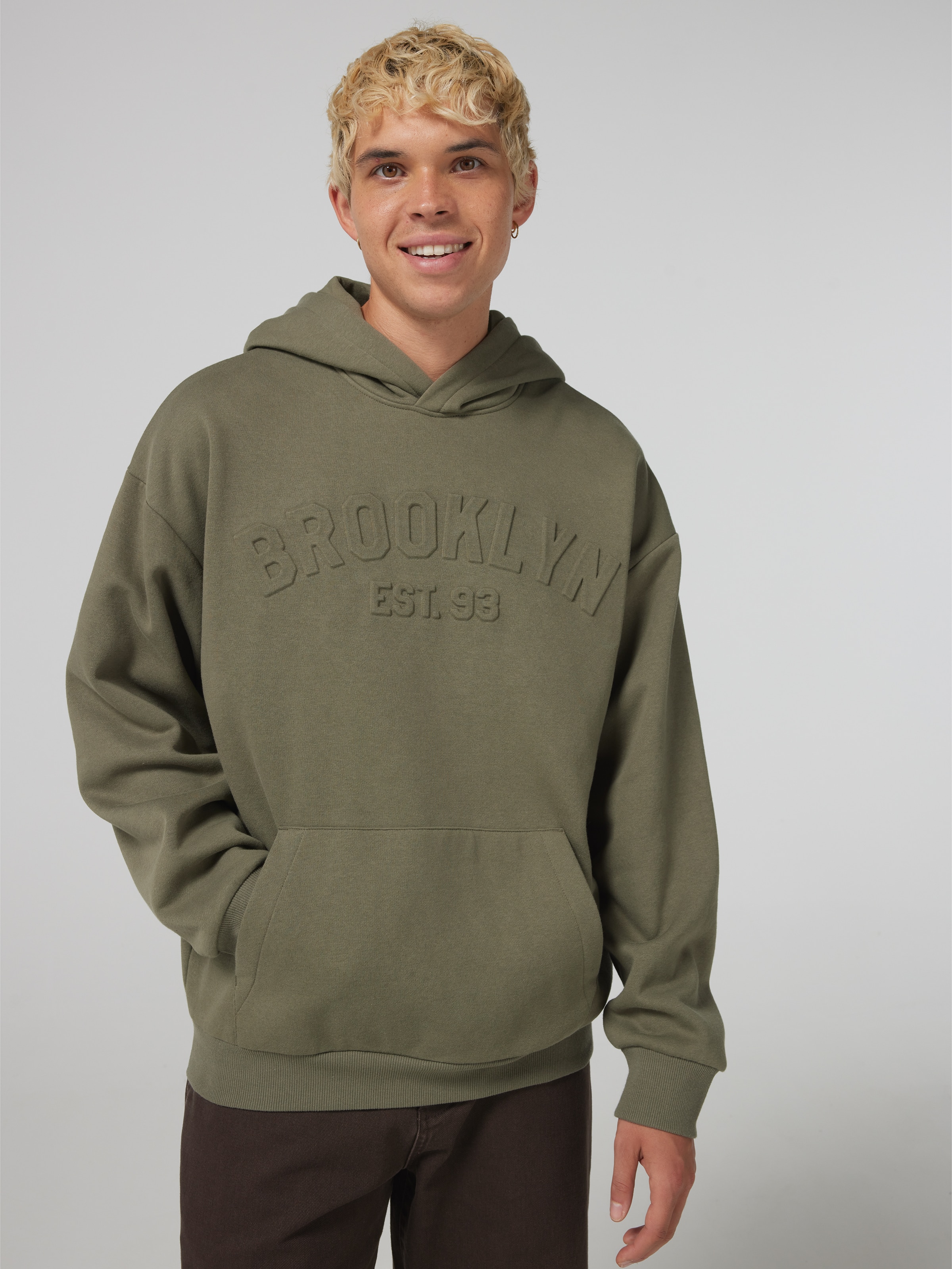 Embossed Brooklyn Hoodie