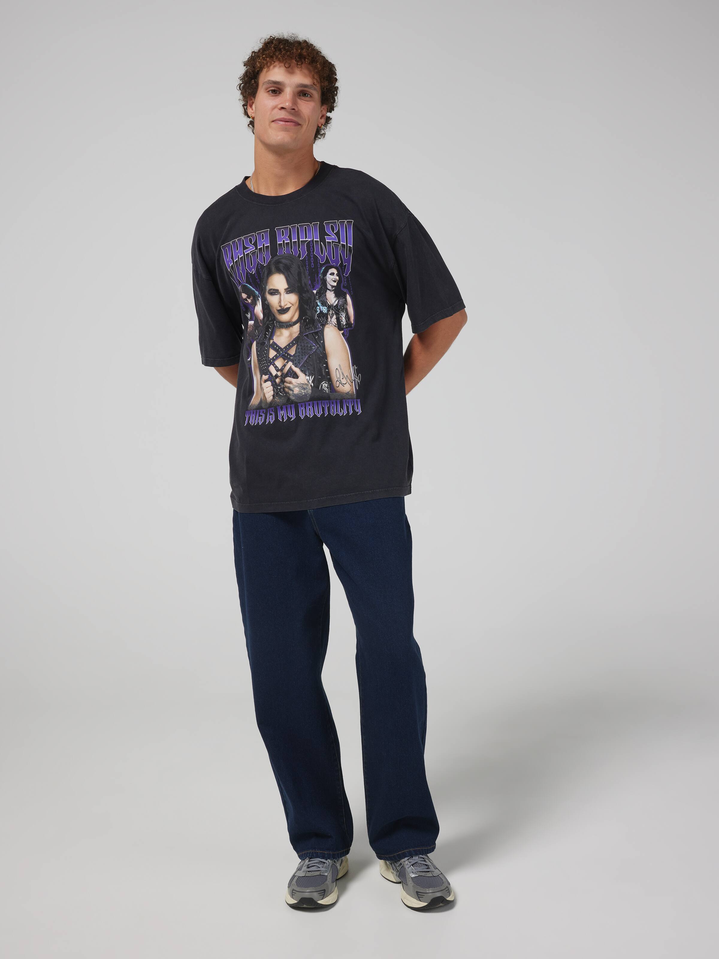 World Wrestling Entertainment Rhea Ripley Oversized Tee