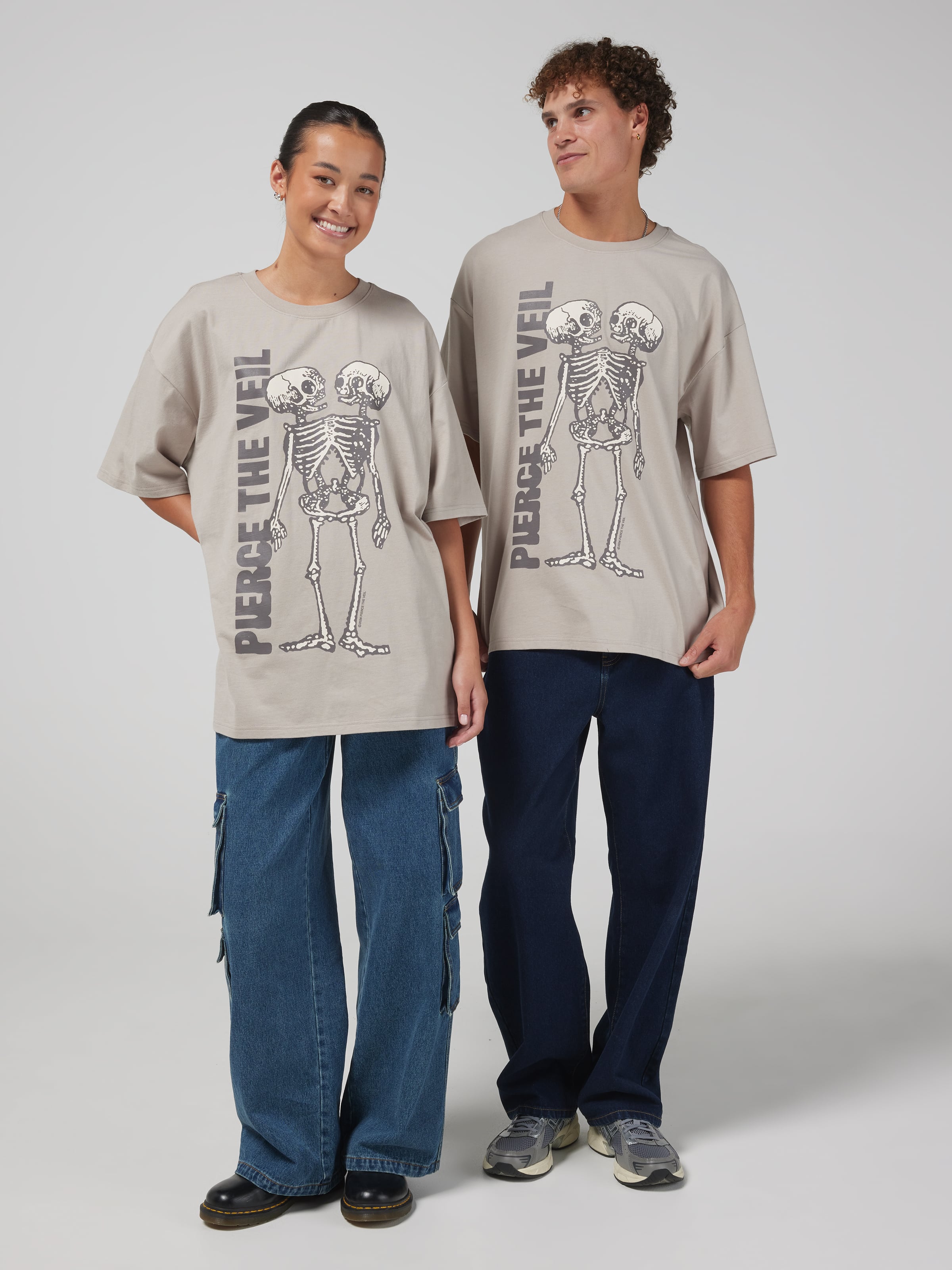 Pierce The Veil Skeleton Oversized Tee