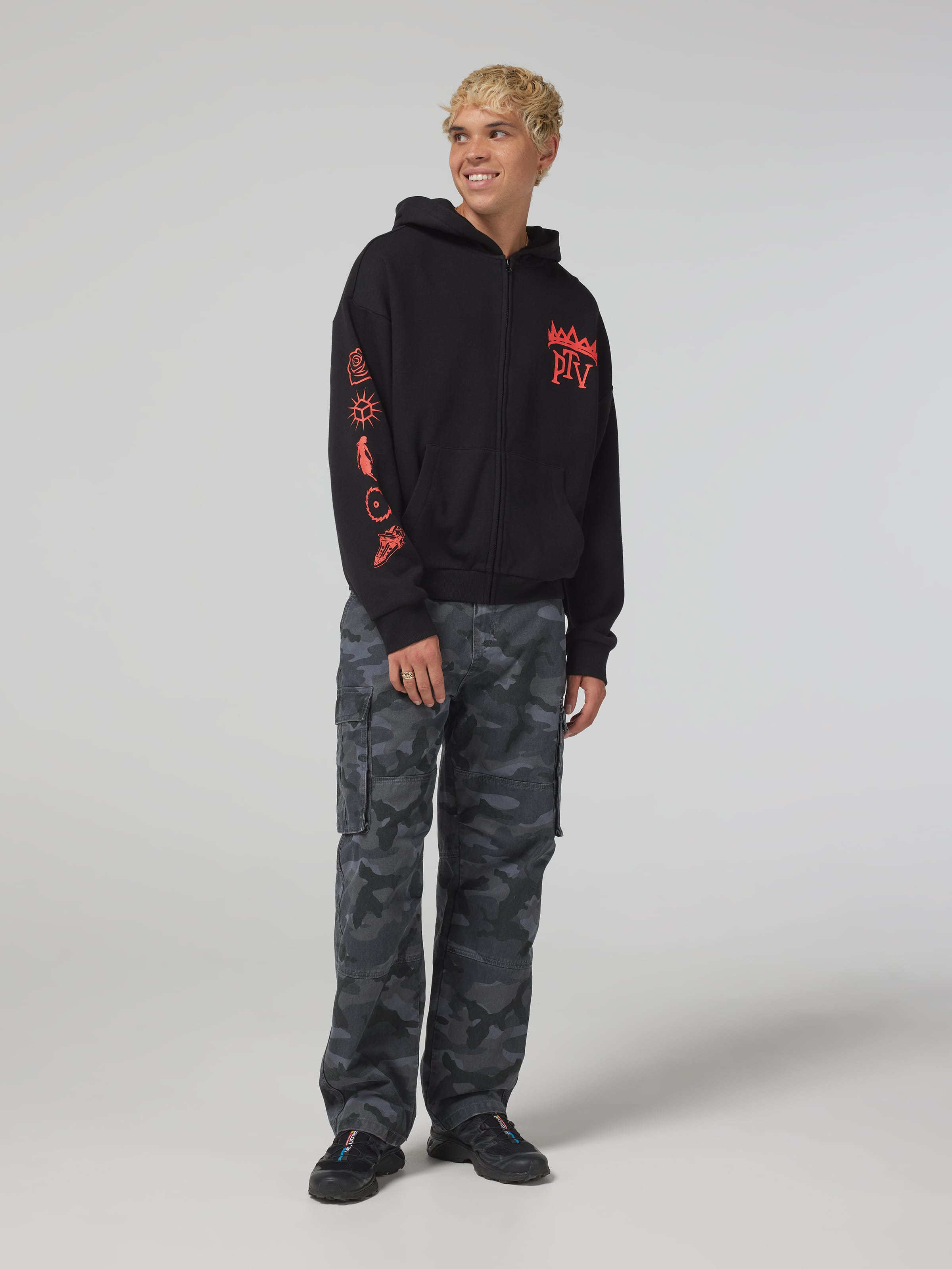 Pierce The Veil Zip Thru Hoodie