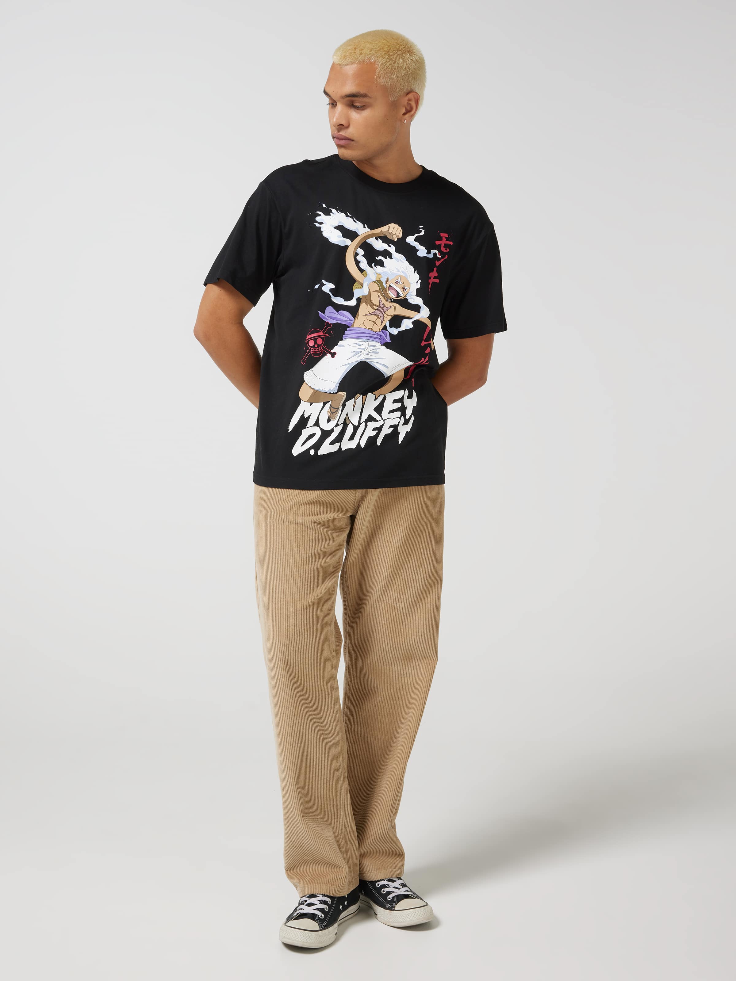 One Piece Luffy Relaxed Short Sleeve Tee